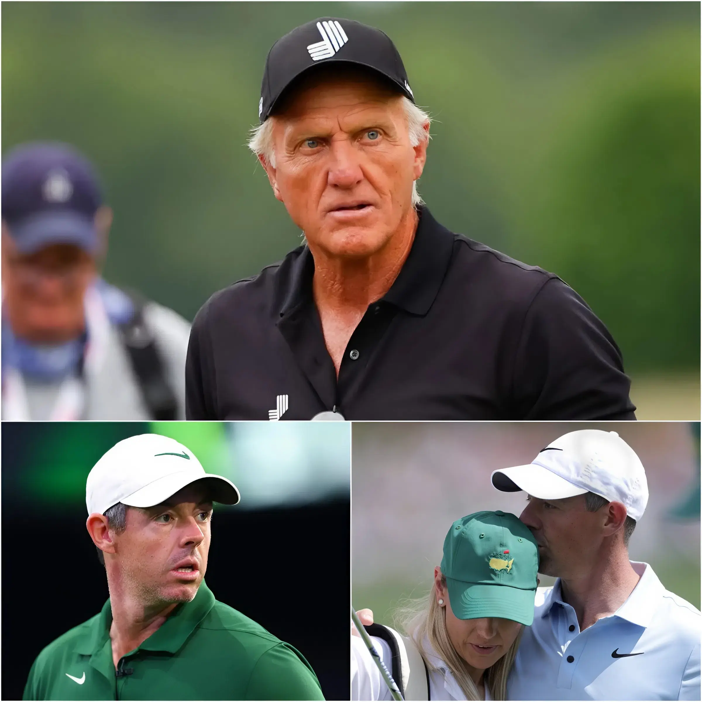 Cover Image for 🔥 “DON’T PUSH THE BOUNDARIES!” — Greg Norman Declares War to Defend Rory McIlroy, Blasts Rumors Targeting His Family After Masters Triumph, Vowing to Use His Full Influence to Protect His Honor