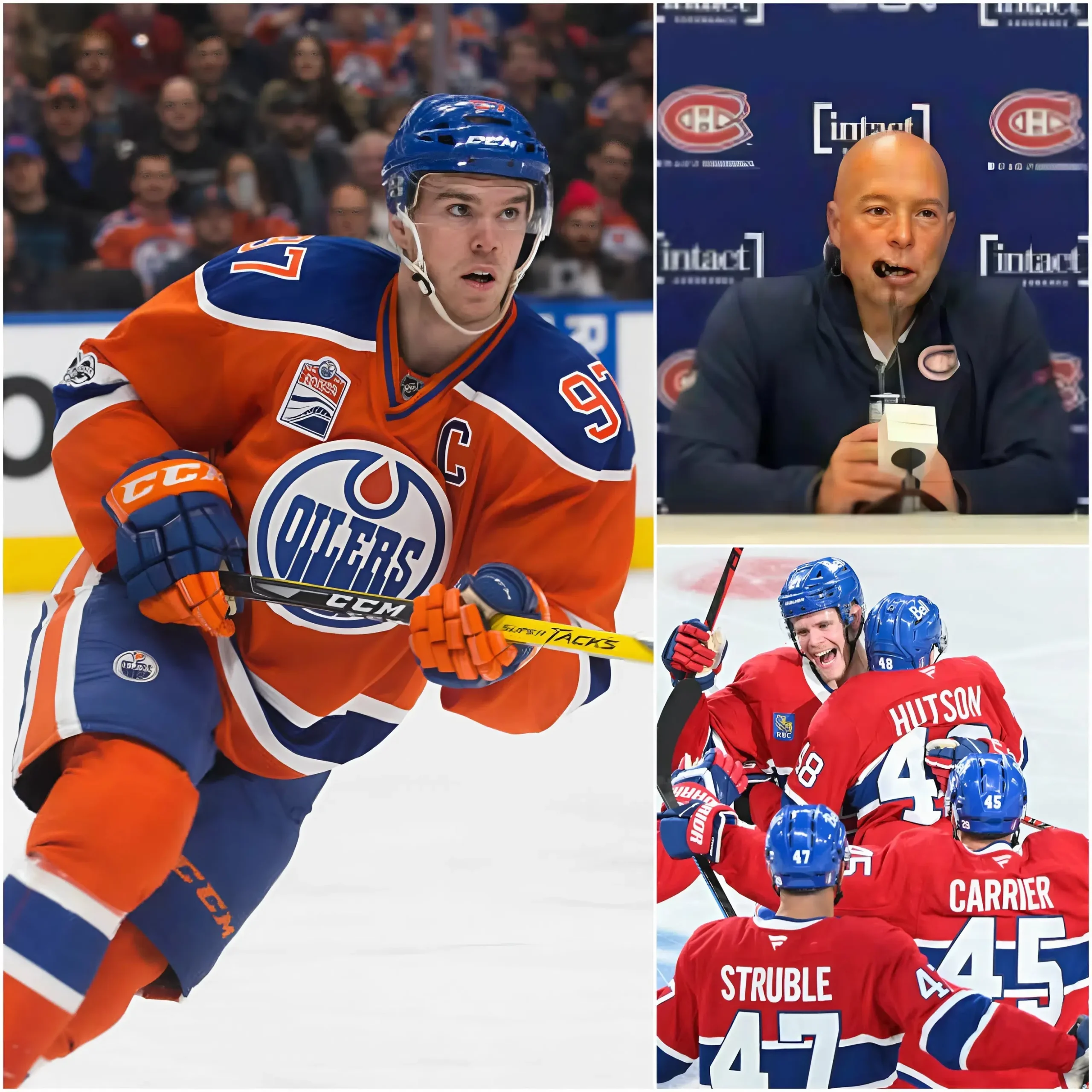 Cover Image for 🏒💥SHOCKING NHL NEWS: Montreal Canadiens are reportedly willing to “trade their entire roster” in order to acquire a single player, Connor McDavid, sending shockwaves through the league and leaving fans unable to believe such a wild scenario that could completely reshape the NHL landscape, sparking unprecedented debate over the future of the world’s top hockey superstar.