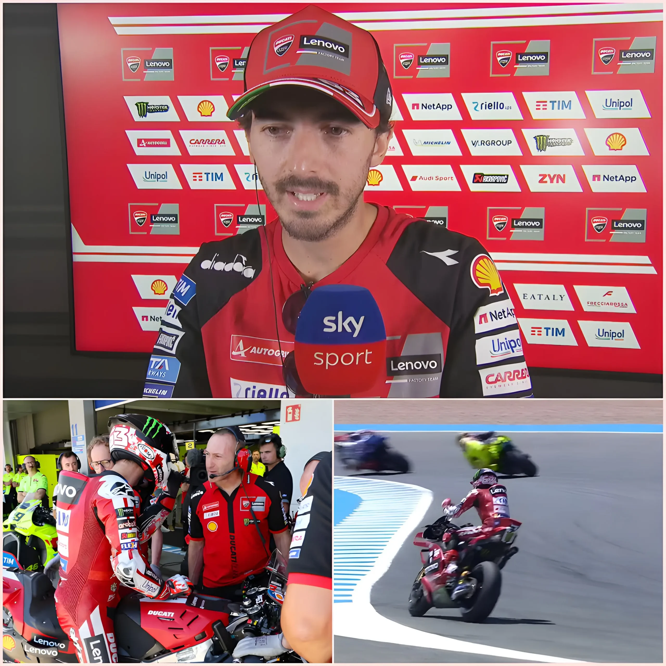 Cover Image for 🚨 “I AM BEING DECEIVED!” Bagnaia’s shocking statement following the mysterious technical incident at the Spanish Grand Prix is ​​causing a stir in the racing world.