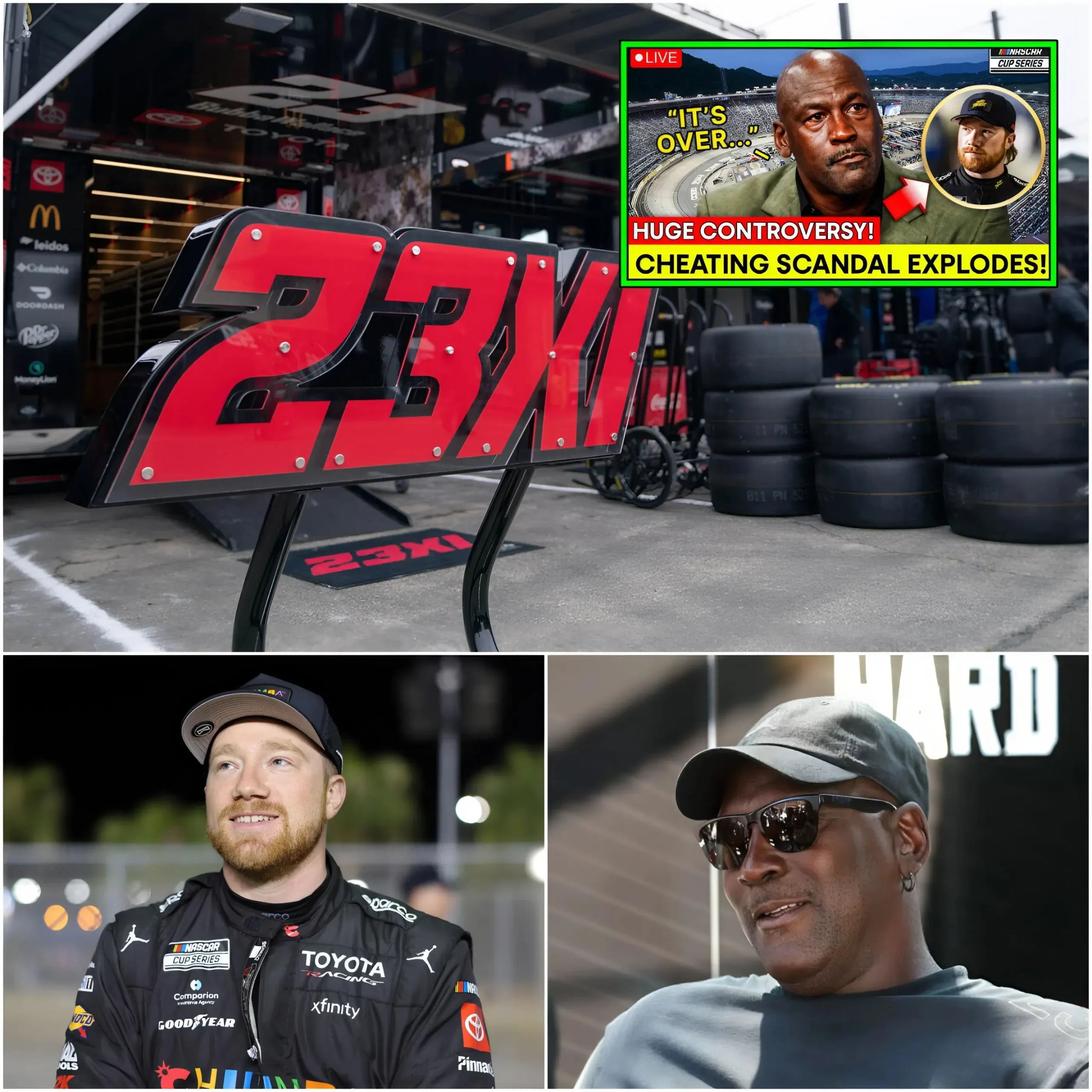 Cover Image for 📢 CONFIRMED!! 23XI Racing BREAKS SILENCE After Cheating Scandal and SHOCKS Everyone!