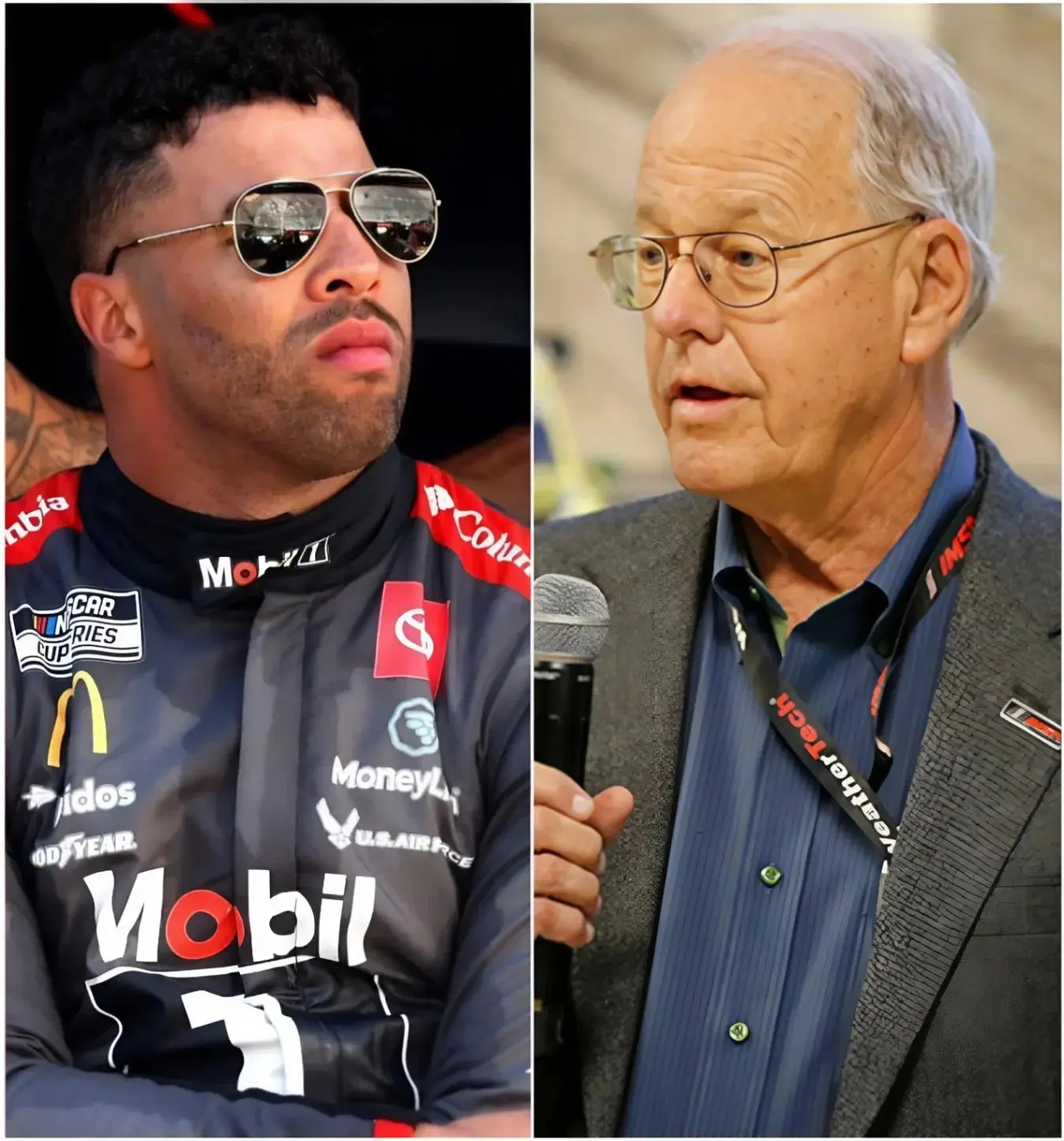 Cover Image for Nascar has officially confirmed that Bubba Wallace will be fined up to $300,000 and suspended for two races after being charged with tire tampering at today’s race, sparking a huge post-race controversy.