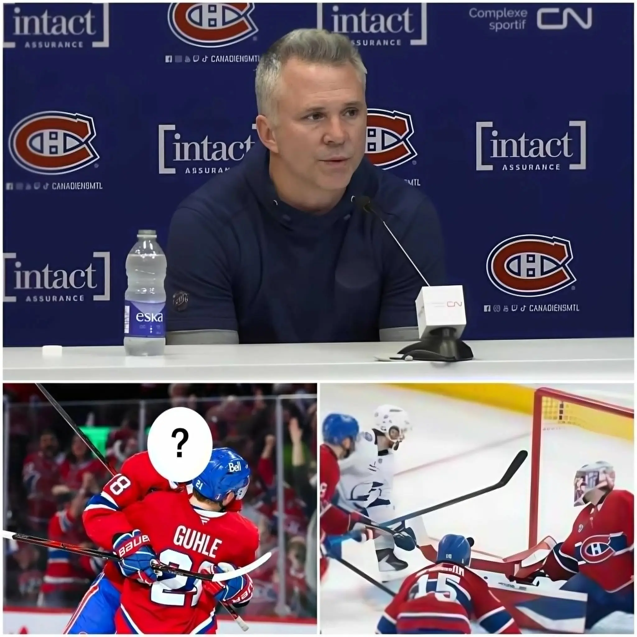 Cover Image for “CASSE-TOI D’ICI, TRAÎTRE.” L’entraîneur-chef des Canadiens de Montréal vient d’annoncer l’exclusion définitive d’un joueur de l’équipe. Il va également déposer une demande d’enquête urgente contre ce joueur pour faute intentionnelle présumée, ayant conduit à la défaite 2-3 de Montréal face au Tampa Bay Lightning lors du premier tour des quarts de finale de l’Est en 2026. – Copy