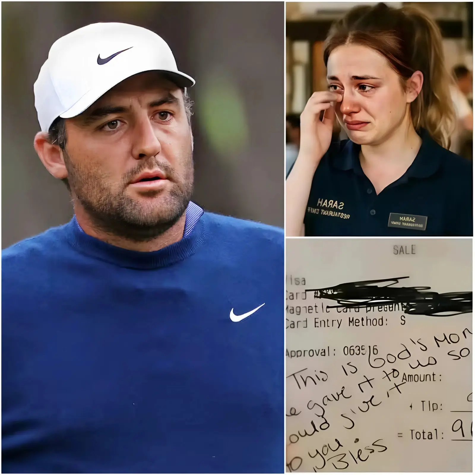 Cover Image for ✨ Sera, a 22-year-old waitress at a small family diner in Dallas, had absolutely no idea that the calm, polite man she was serving was none other than Scottie Scheffler