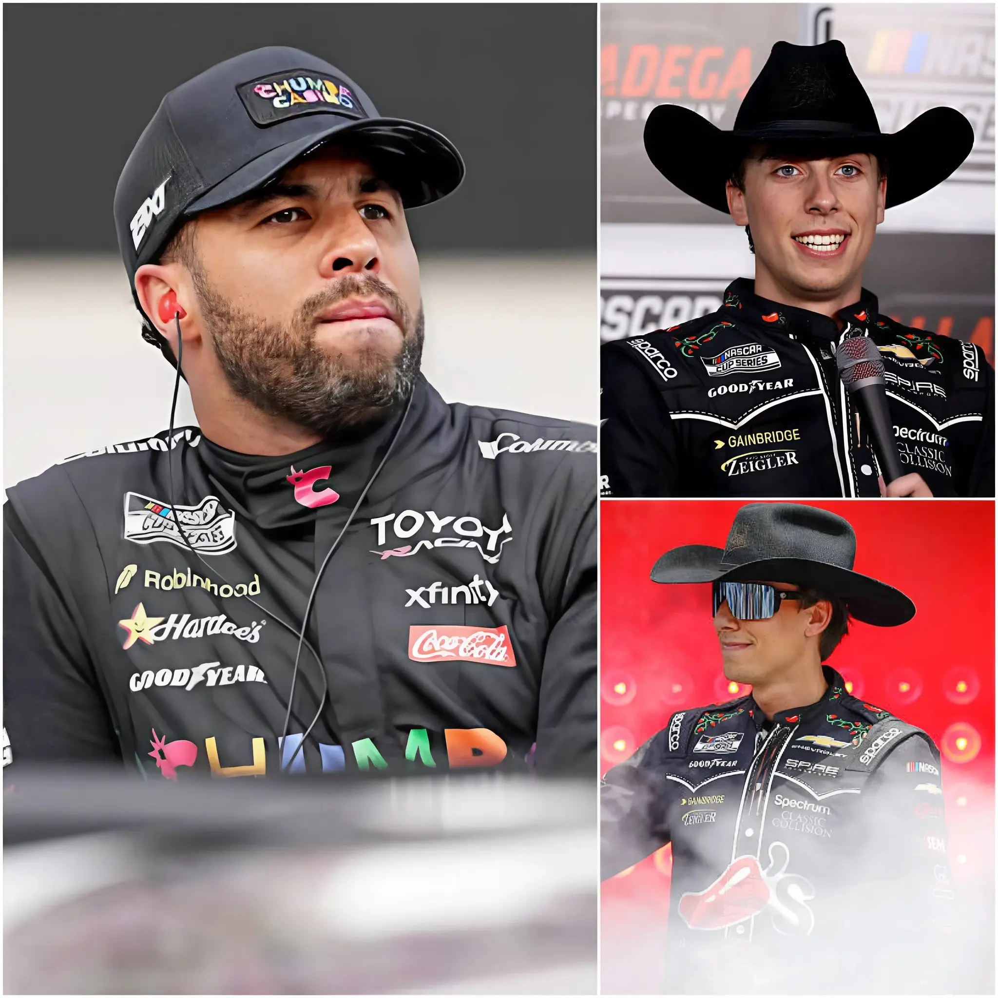 Cover Image for SHOCKING JACK LINK’S 500: BUBBA WALLACE “DROP BOMBSHELL” RACISM ALLEGATION! After finishing in 36th place at the Jack Link’s 500, Bubba Wallace sent shockwaves through the racing world by suddenly accusing Carson Hocevar of using racially offensive language, claiming he was subjected to a serious insult.