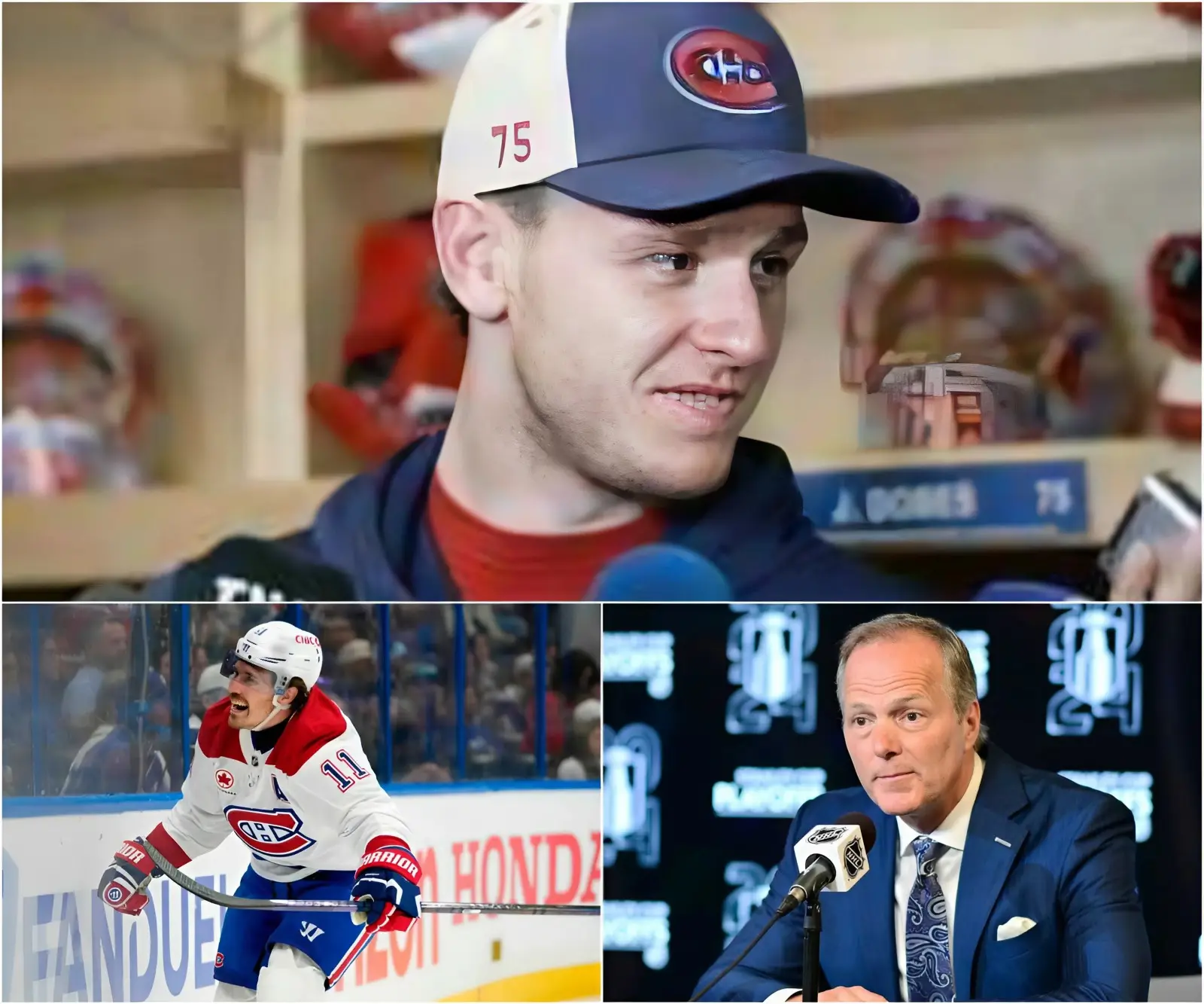 Cover Image for 🔥🔥 IL Y A 10 MINUTES : « Ils sont trop faibles et trop lents », a déclaré franchement Jakub Dobes lors d’une interview après le match contre le Lightning de Tampa Bay