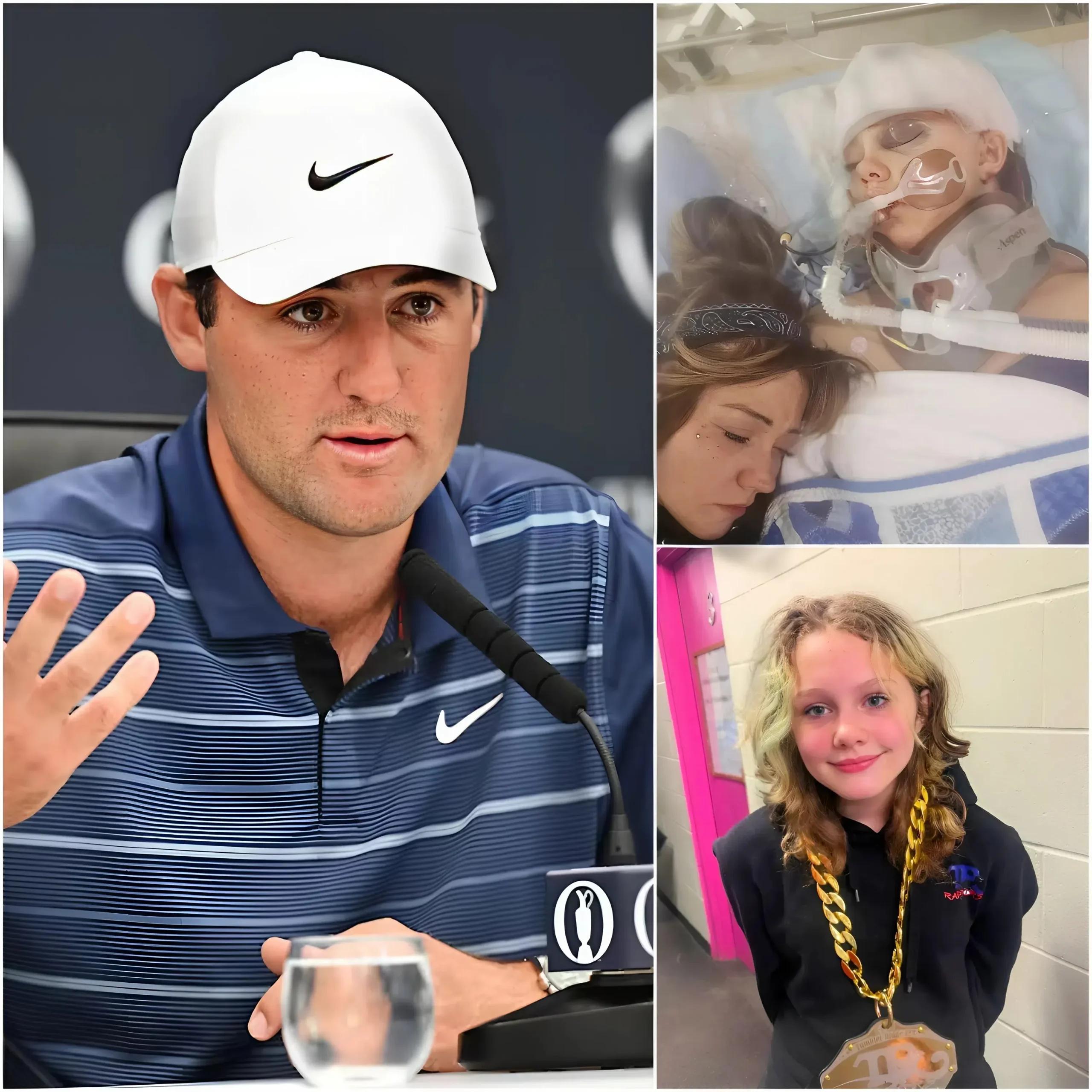 Cover Image for 25 MINUTES AGO: The 3:45 AM phone call that left Scottie Scheffler stunned wasn’t about a multi-million-dollar contract, but a desperate plea for help for Maya Gebala—the 12-year-old heroine who used her own body to barricade a library door amidst a hail of bullets… and his immediate decision that brought the entire world to tears!