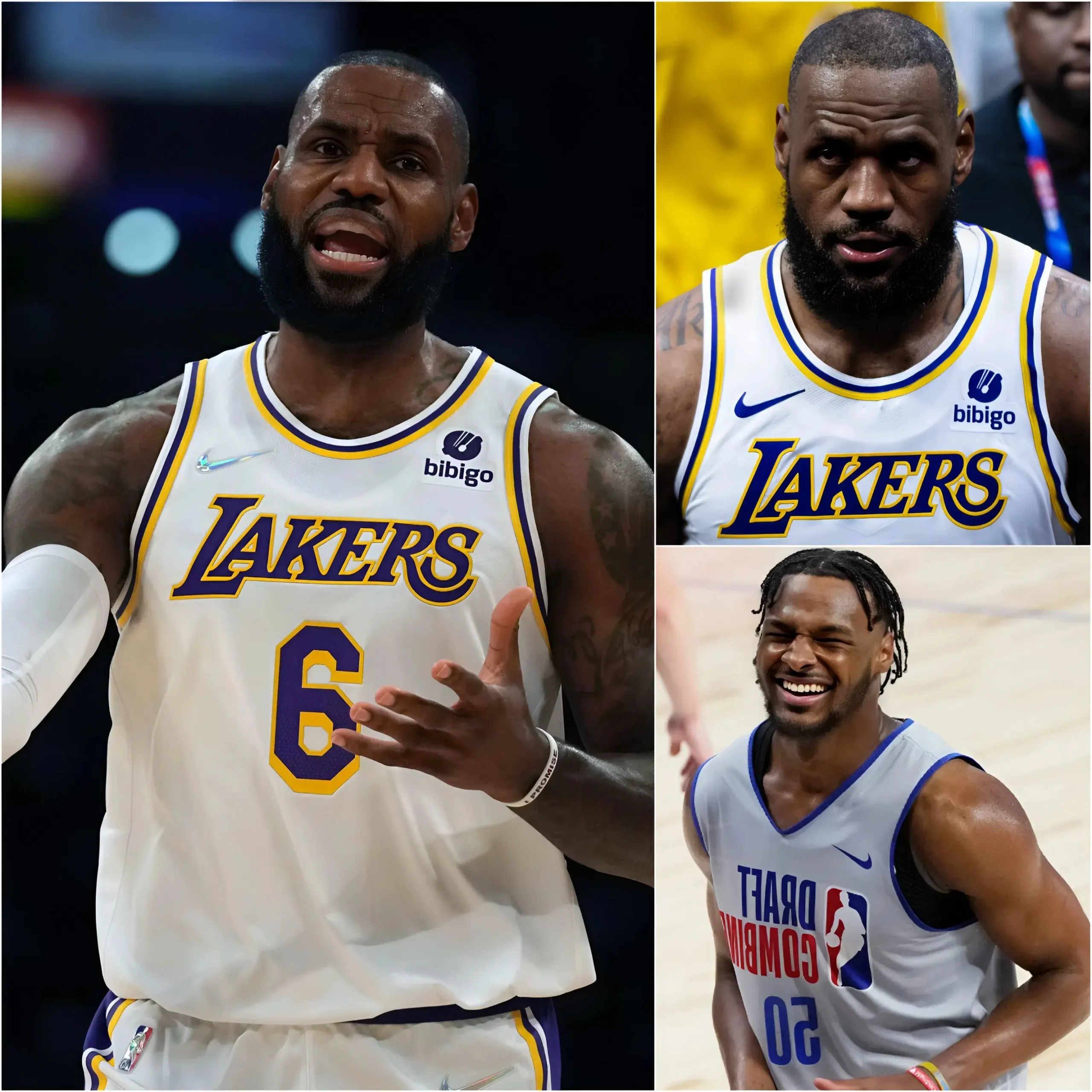 Cover Image for 🚨JUST 10 MINUTES AGO: Los Angeles Lakers Legend LeBron James Breaks His Silence to Defend His Son Bronny James Ahead of Crucial Game Against Houston Rockets: “What’s Happening to Him Is a Disgrace to This Sport — It Goes Against Everything It Stands For.” I