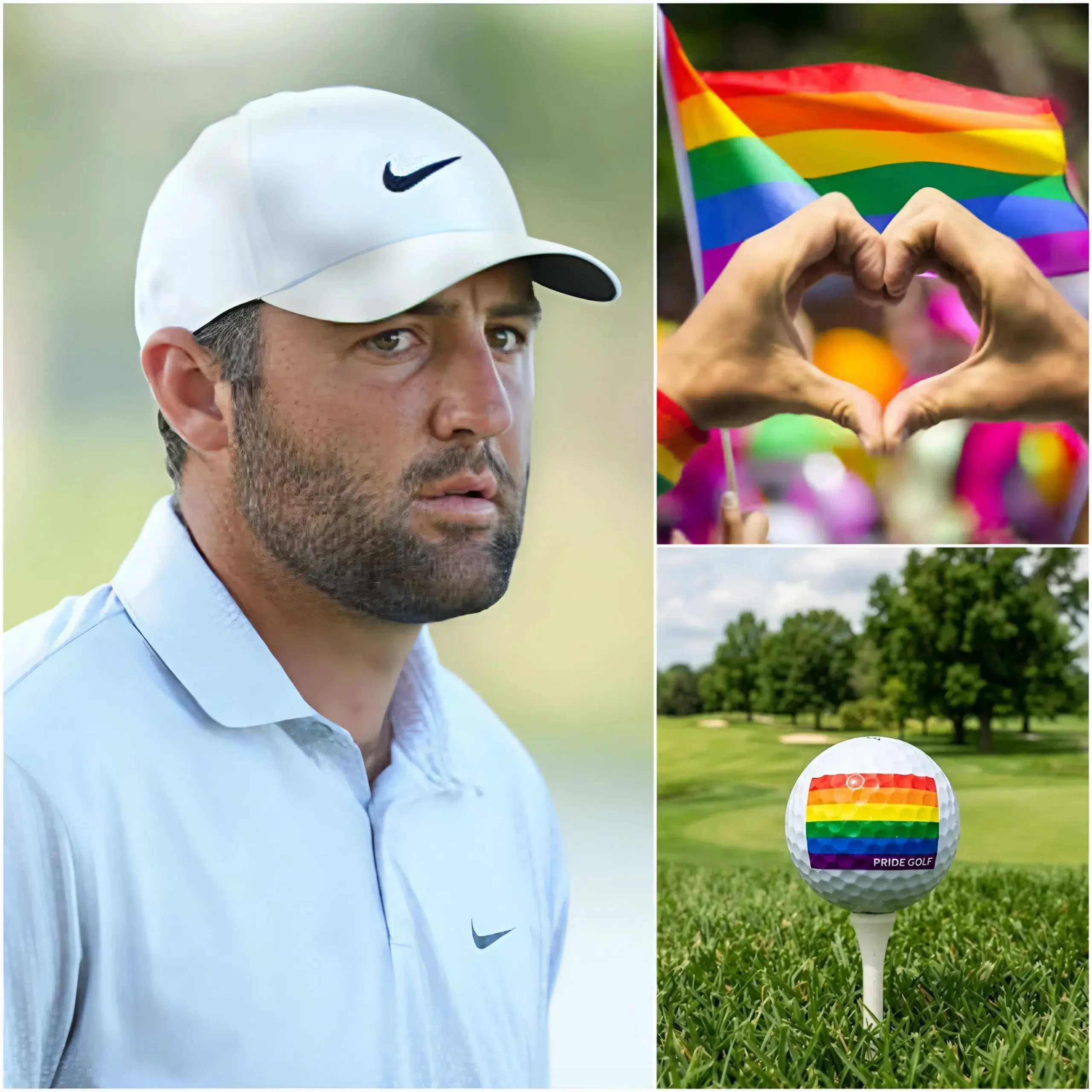 Cover Image for 🚨 Shockwaves ahead of the PGA Championship: Scottie Scheffler flatly refuses to wear the LGBT rainbow symbol, declaring that golf should be ‘a game of skill and fairness,’ not a platform for social messaging. His hardline stance has instantly ignited fierce controversy and divided fans around the world.