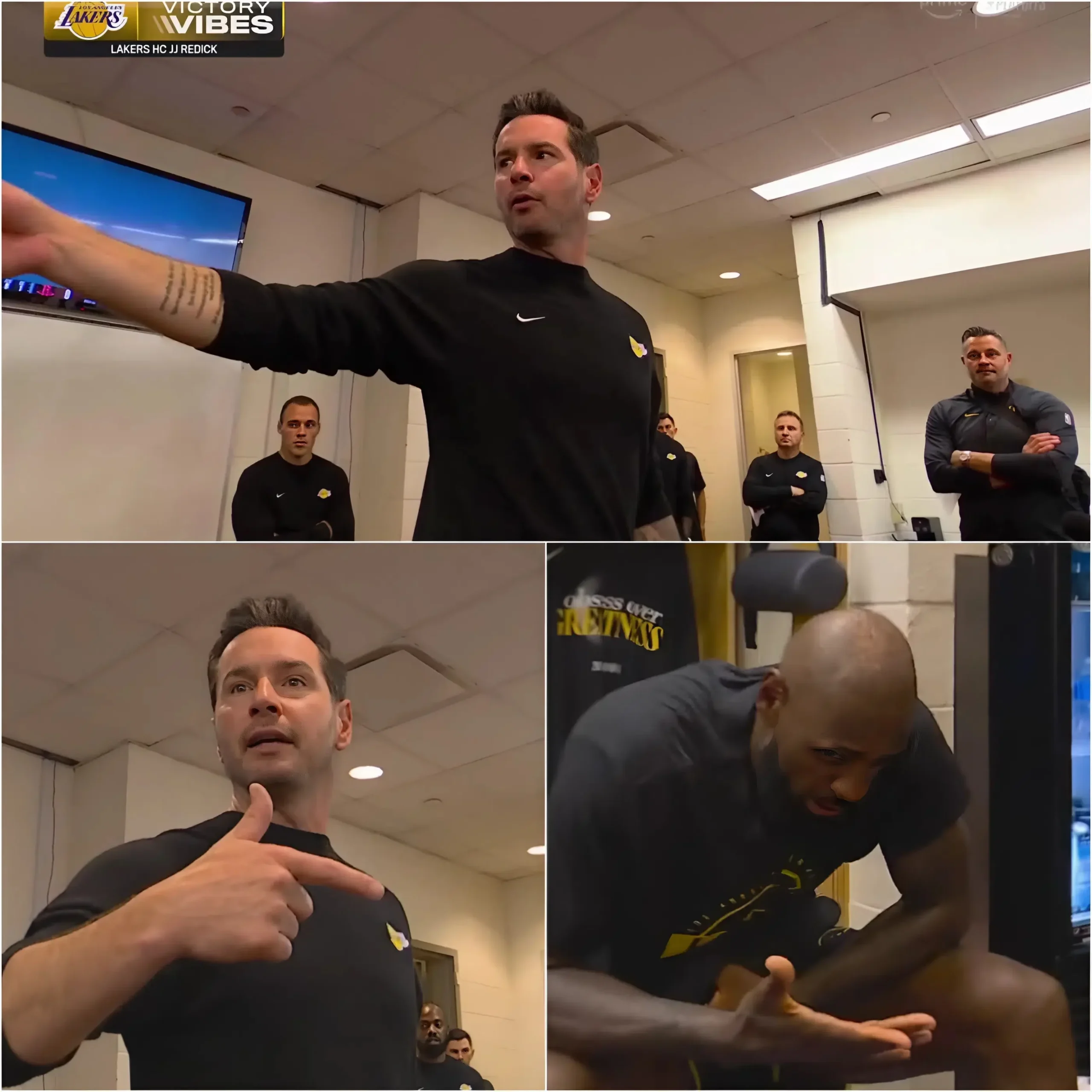 Cover Image for 🚨 “If you don’t like it, then stop — don’t think you’re that important!” — Head coach JJ Redick has issued a blunt ultimatum to LeBron James amid retirement threats.
