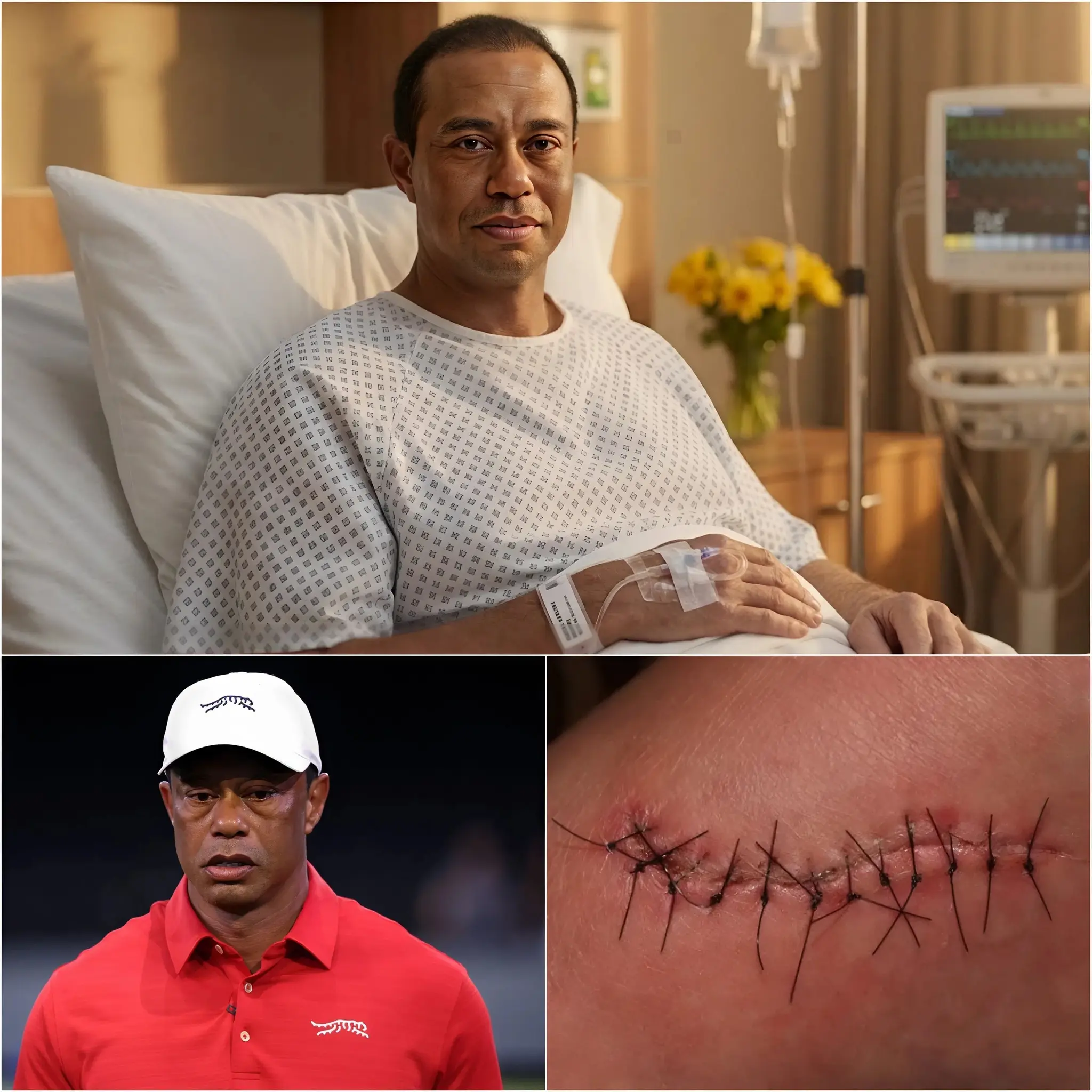 Cover Image for GOOD NEWS from Tiger Woods: A Heartfelt Message After Surgery