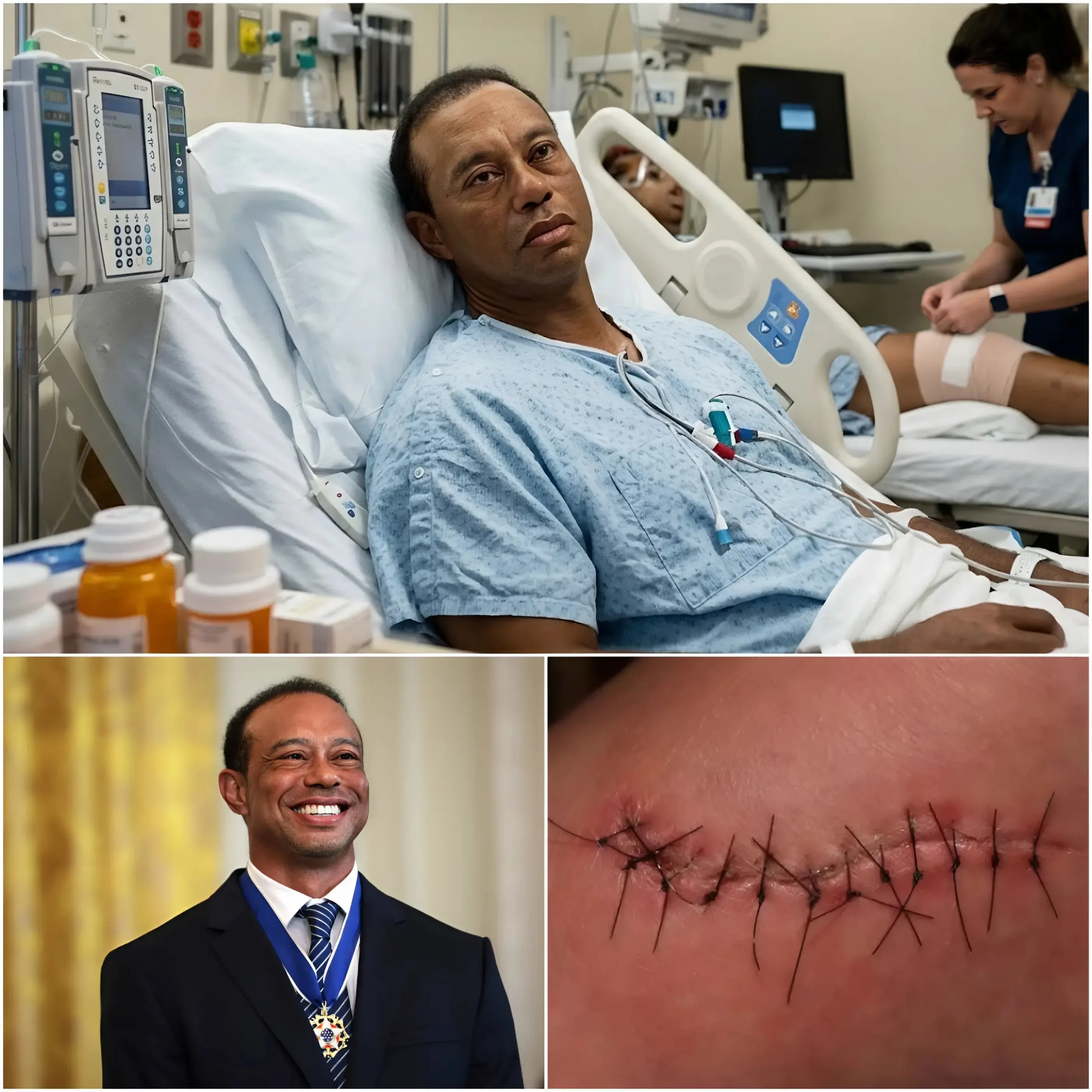 Cover Image for ❤️ BREAKING NEWS: Tiger Woods speaks out for the first time after surgery – the golf legend moved the world with an emotional message: ‘I still have a long road ahead of me. But I believe in recovery…’ Yet behind these seemingly simple words lies a never-before-revealed story of a silent battle, struggles far more serious than anyone imagined,…