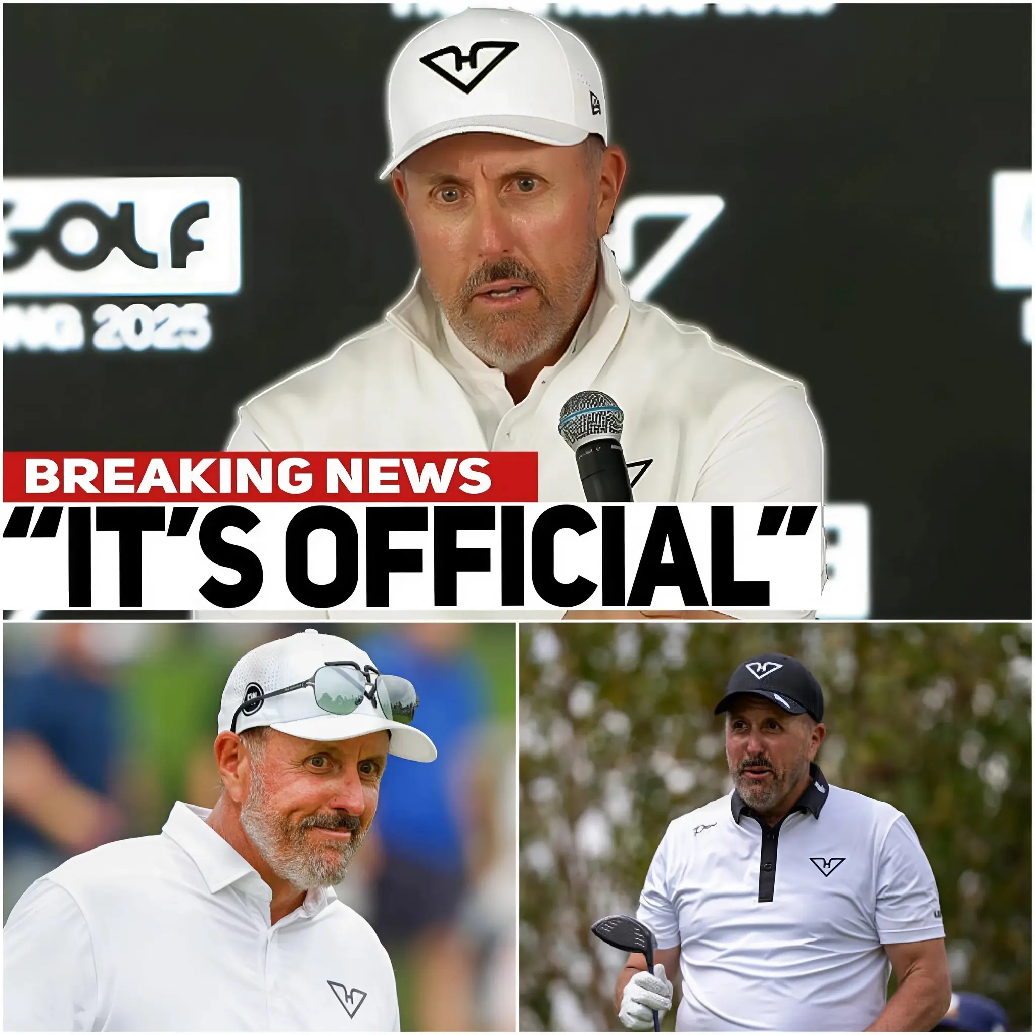 Cover Image for 🚨5 MINUTES AGO: Phil Mickelson Drops a Shock Announcement on LIV Golf