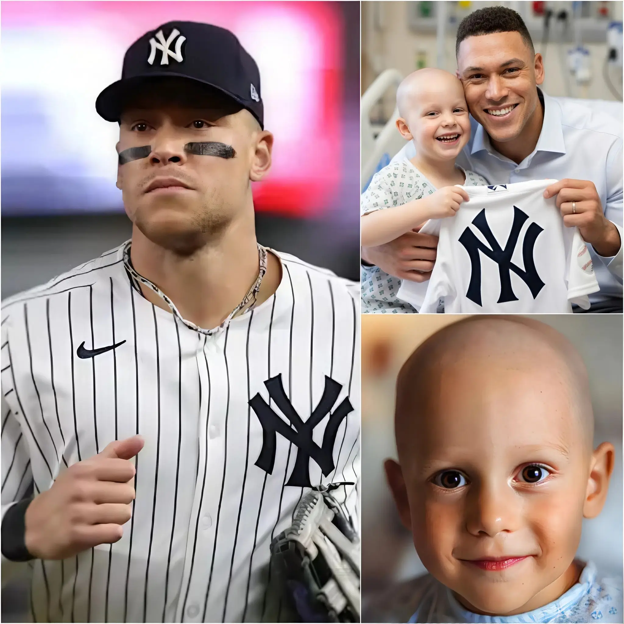 Cover Image for 💖 EMOTIONAL: An 8-year-old child battling a malignant brain tumor had one final wish — to speak with his hero, Aaron Judge. What followed, however, was far more than just a phone call, as Judge went above and beyond in a way no one expected.