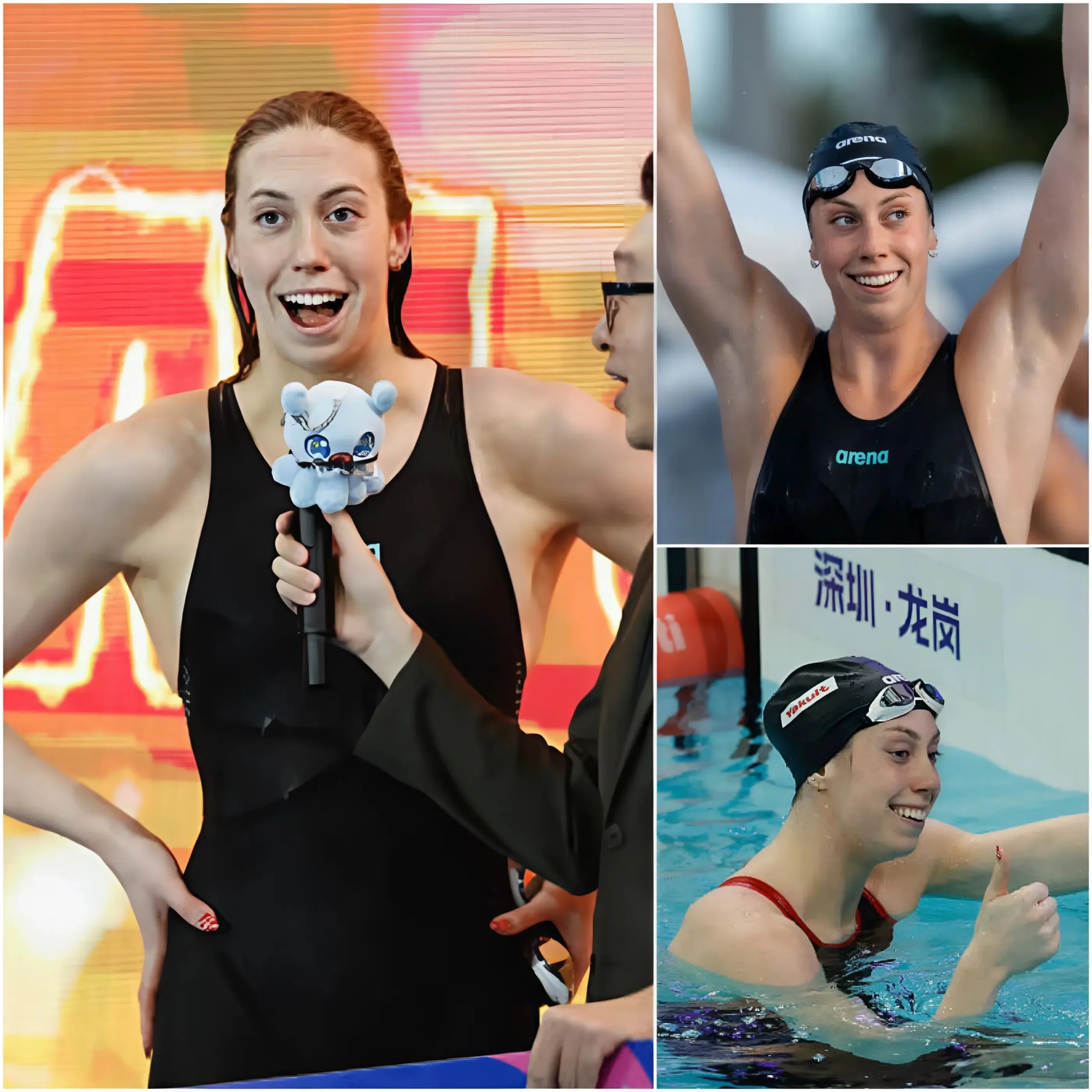 Cover Image for 🚨 HISTORICAL EXPLOSION: Gretchen Walsh stunned the entire sports world by shattering the 100m freestyle record with a time of 54.33 seconds