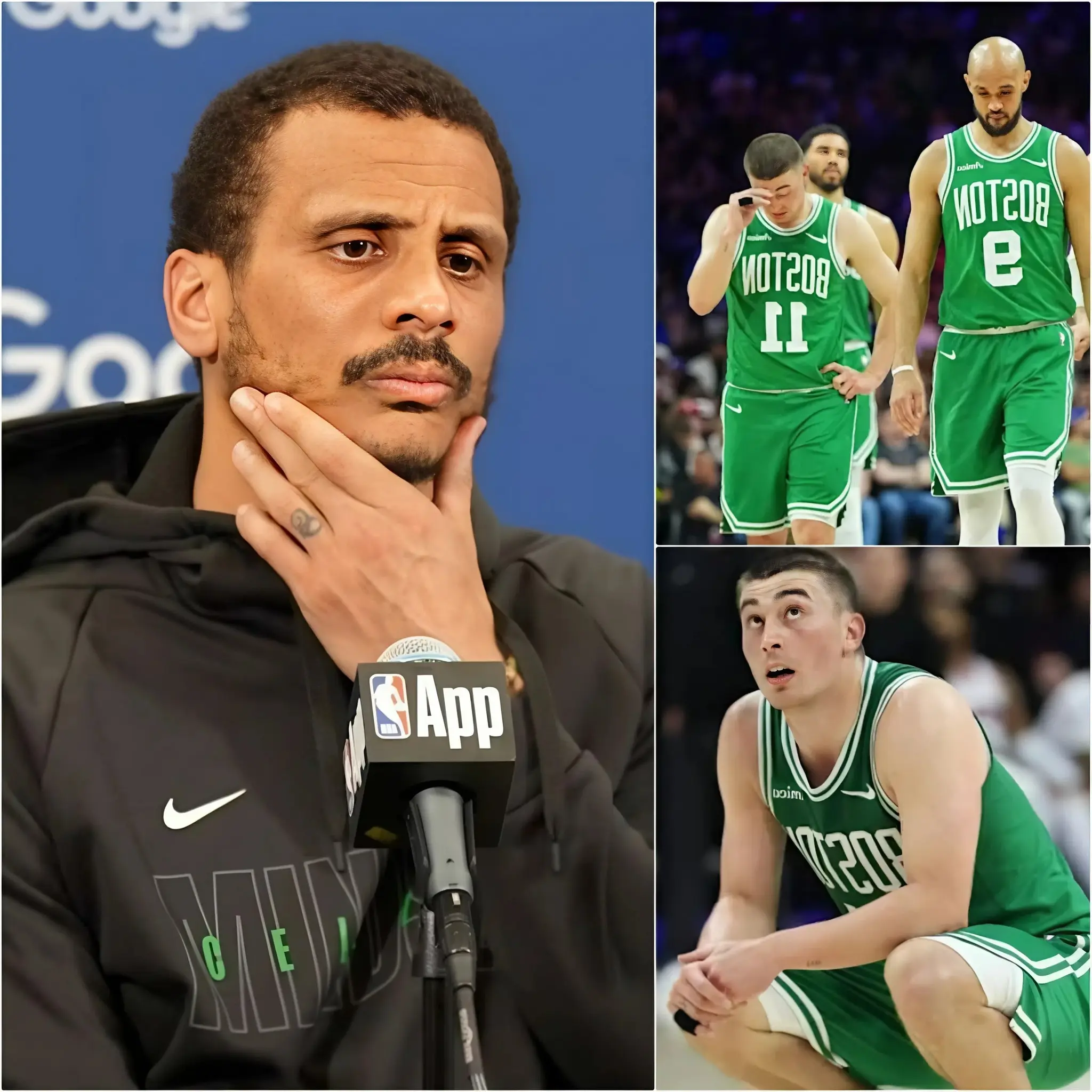 Cover Image for “HE IS ONLY 28 YEARS OLD” – Boston Celtics head coach Joe Mazzulla broke down in tears as he spoke about Payton Pritchard’s condition after their loss to the Philadelphia 76ers, which eliminated them from the playoffs.