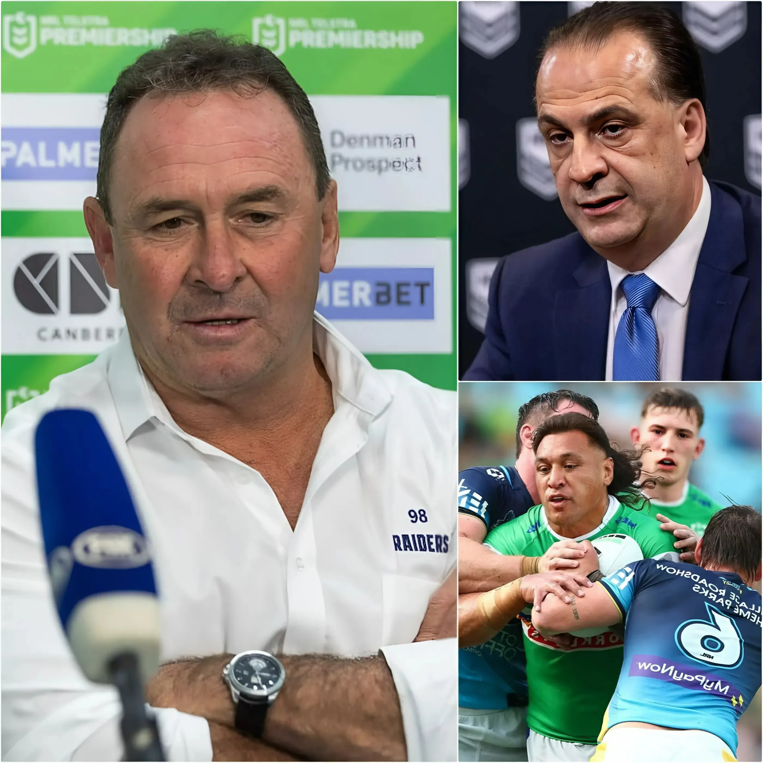 Cover Image for 🚨 BREAKING NEWS: After several controversial incidents in the match between Canberra Raiders and Newcastle Knights, head coach Ricky Stuart unexpectedly submitted a request to the leadership of the National Rugby League, proposing the use of VAR technology in matches to ensure fairness for all teams. Following Stuart’s proposal, NRL Chairman Peter V’Landys made a decision shortly afterward.