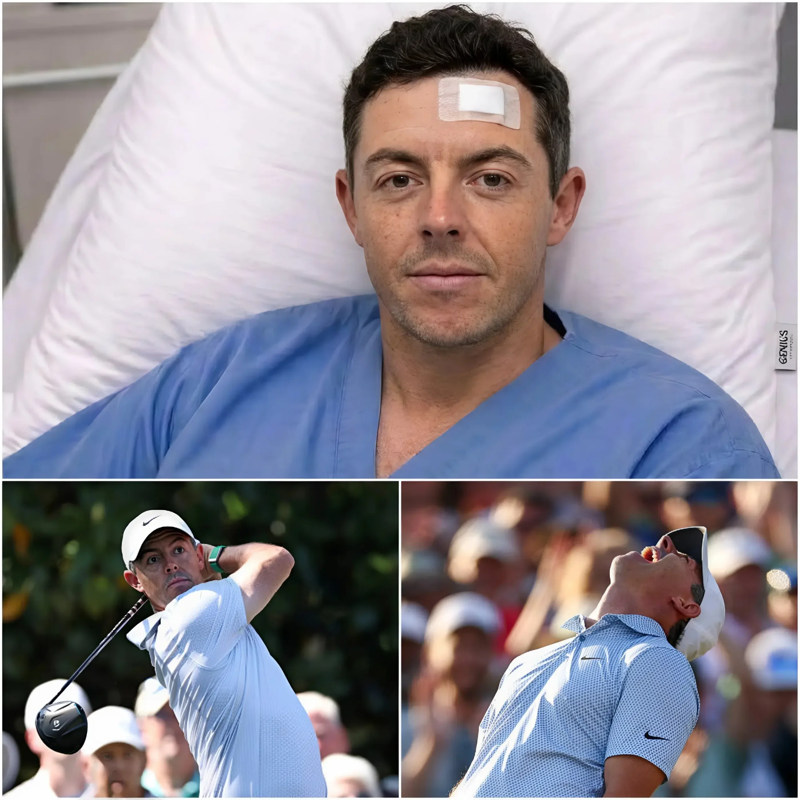 Cover Image for 🔴 “I AM TRYING TO FIGHT MY WAY BACK… BUT I CAN’T DO THIS ALONE…” — Rory McIlroy, after several days of mysterious disappearance that left the entire golf world holding its breath, has reportedly sent a shocking message from his hospital bed.