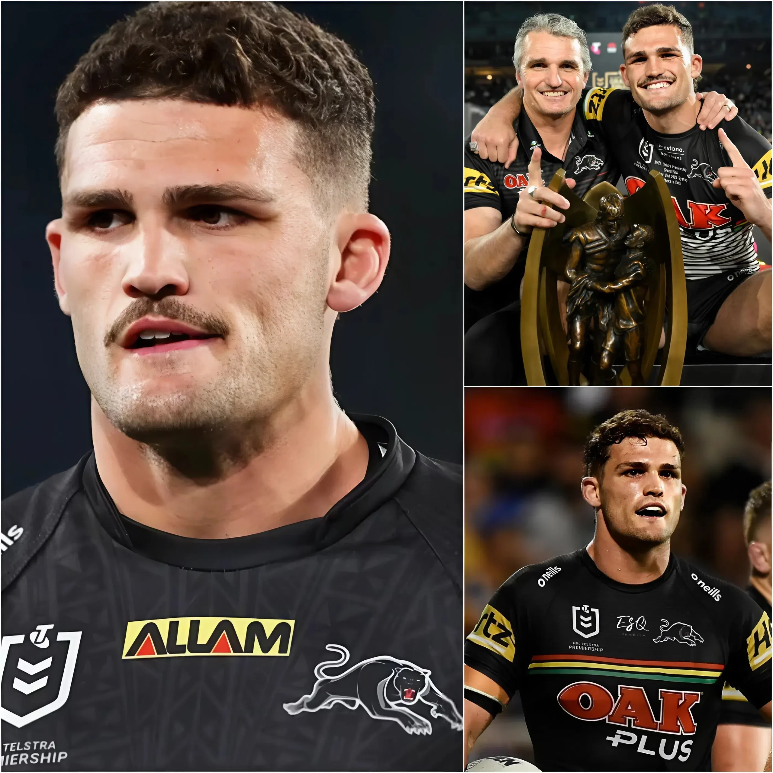 Cover Image for 🚨 A DREAM ENDING FOR Nathan Cleary! Just minutes ago, the captain of the Penrith Panthers stunned everyone by announcing that he will retire from rugby league at the end of this season.