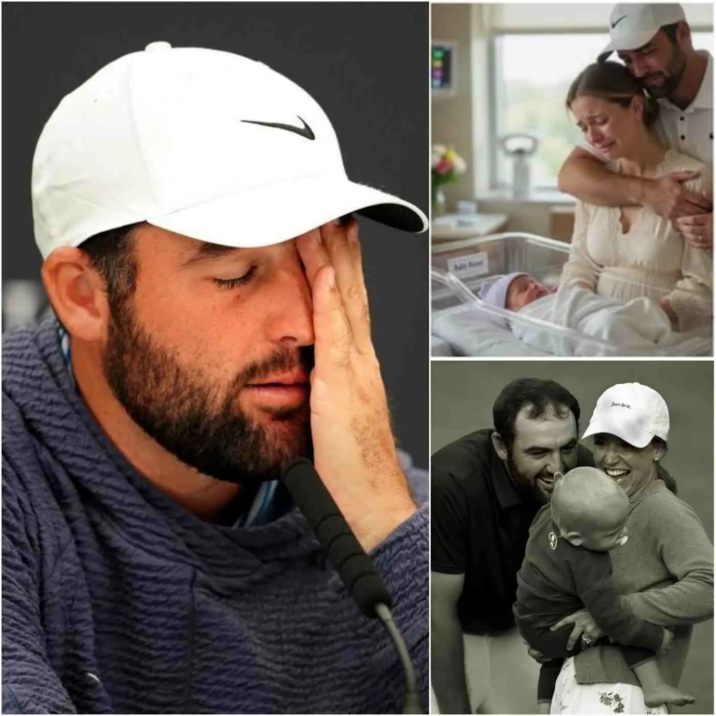 Cover Image for 💔HEARTBREAKING UPDATE: Just 30 minutes ago, a quiet wave of grief spread across the global golf community, as messages of love and condolences began pouring in for Scottie Scheffler and his family following last night’s devastating news.
