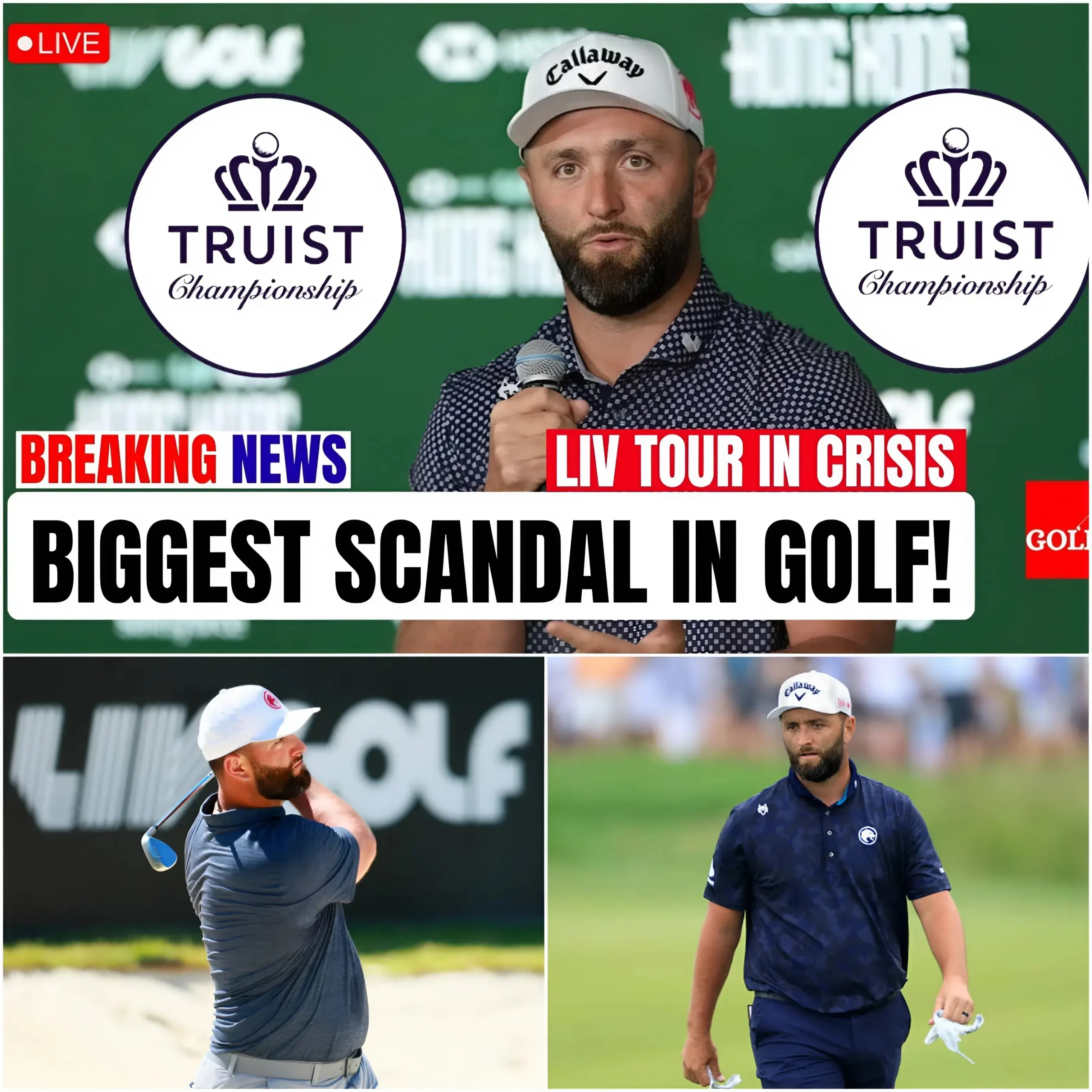 Cover Image for 🚨 UNBELIEVABLE! Jon Rahm reveals a shocking truth about an unfolding funding crisis, sending shockwaves through the golf world as concerns over financial instability, behind-the-scenes pressure, and hidden turmoil suddenly spill into the spotlight, raising urgent questions about what is really happening at the highest level of the sport and who could be impacted next.