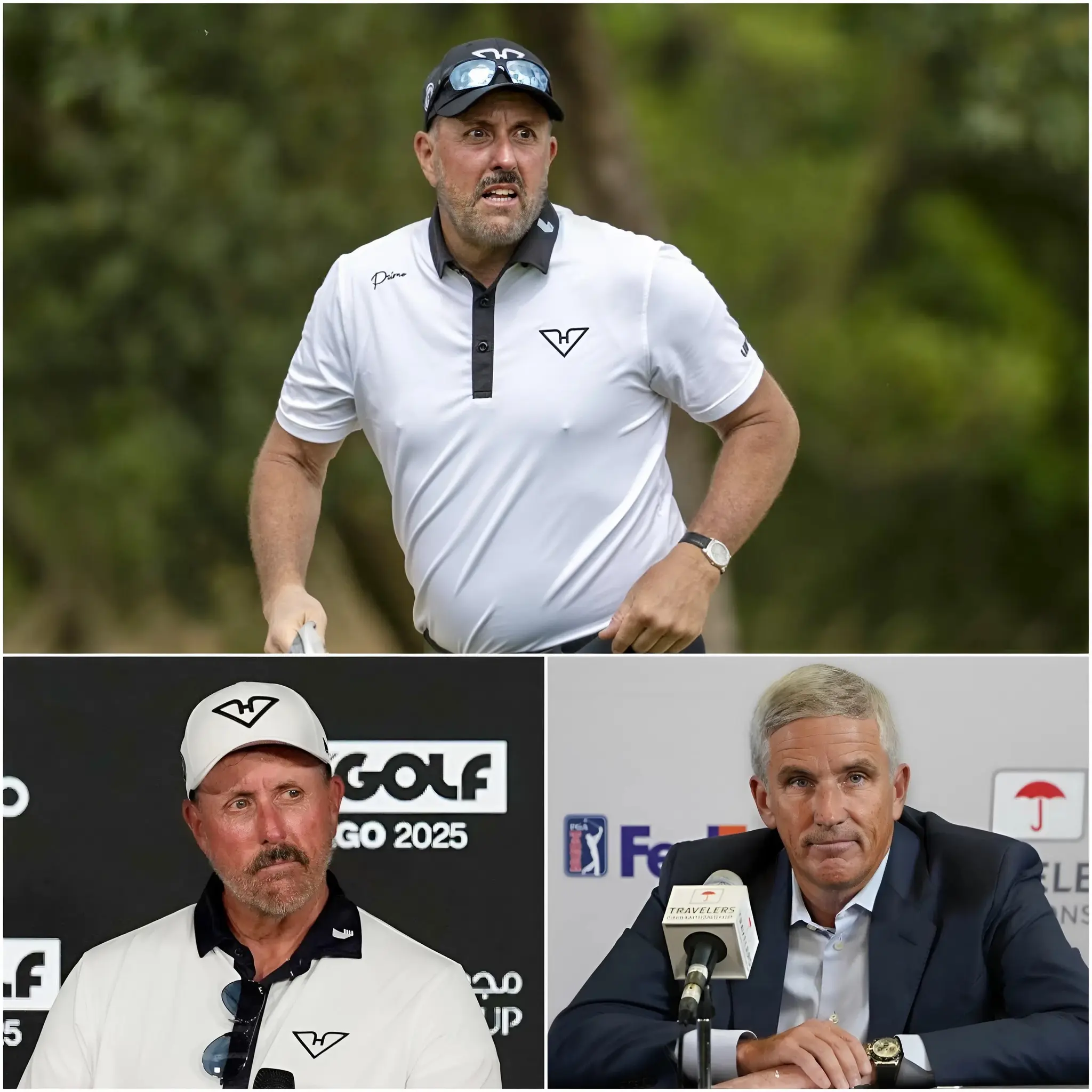 Cover Image for 🚨5 MINUTES AGO: Phil Mickelson appeared with a cryptic smile after his name topped the entry list for the 2026 PGA Championship.
