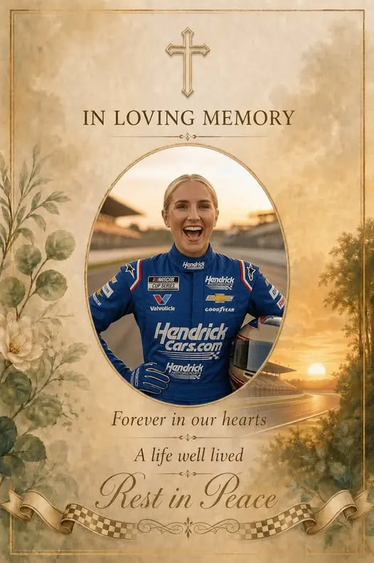 Cover Image for 💔TRAGIC LOSS: A longtime Hendrick Motorsports team ambassador who served NASCAR fans for many years has lost her life at age 27 after a heartbreaking family dispute, leaving behind a 3-year-old child. Her years of dedication, coupled with the tragic circumstances of her passing, have brought tears to the eyes of the Hendrick Motorsports family as they come together to pray for her.