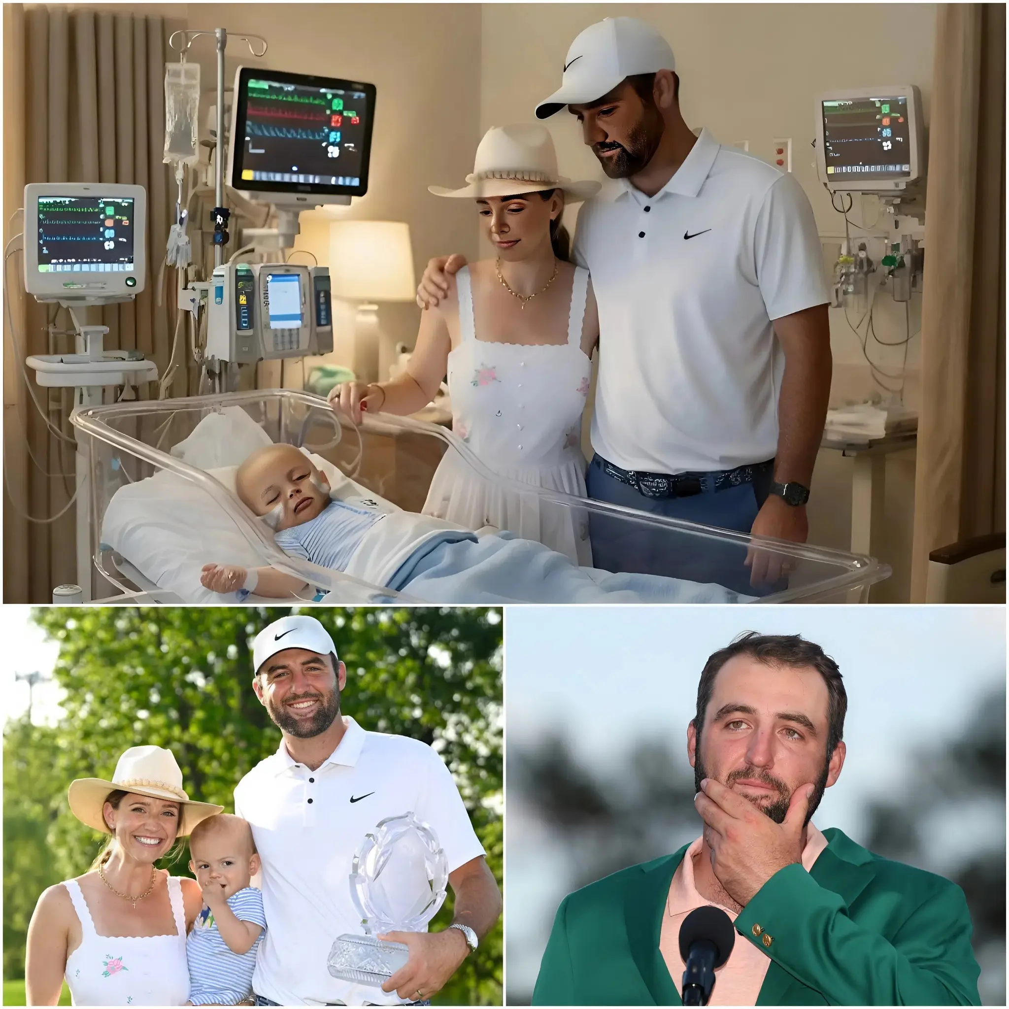 Cover Image for 💔TRAGIC UPDATE: Just 30 minutes ago, a deep sense of sorrow swept through the worldwide golf community as an outpouring of prayers, love, and support flooded in for Scottie Scheffler and his family following the heartbreaking news revealed late last night