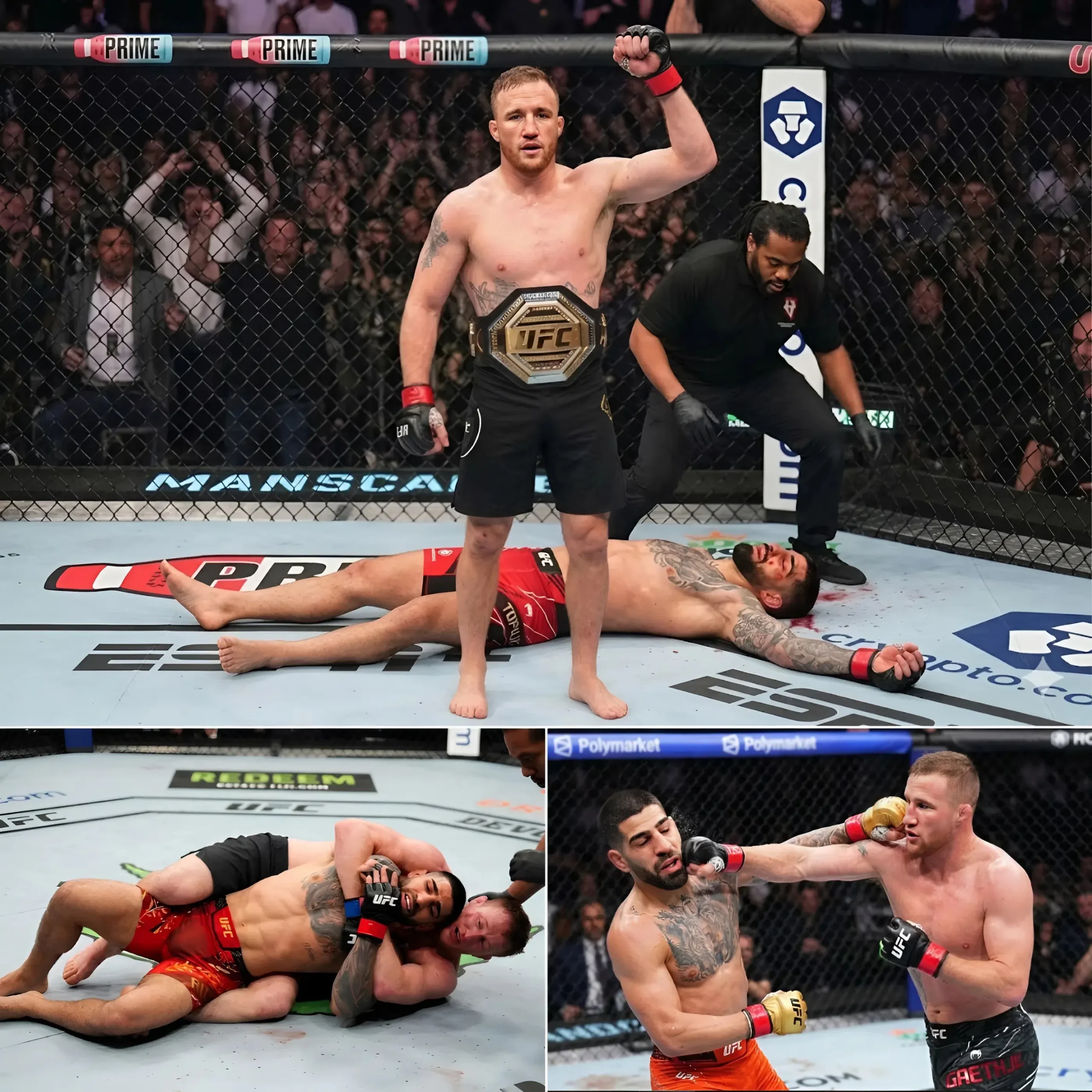 Cover Image for 🚨 UFC EXPLOSION: “Both glory and arrogance buried alive in 5 minutes!”