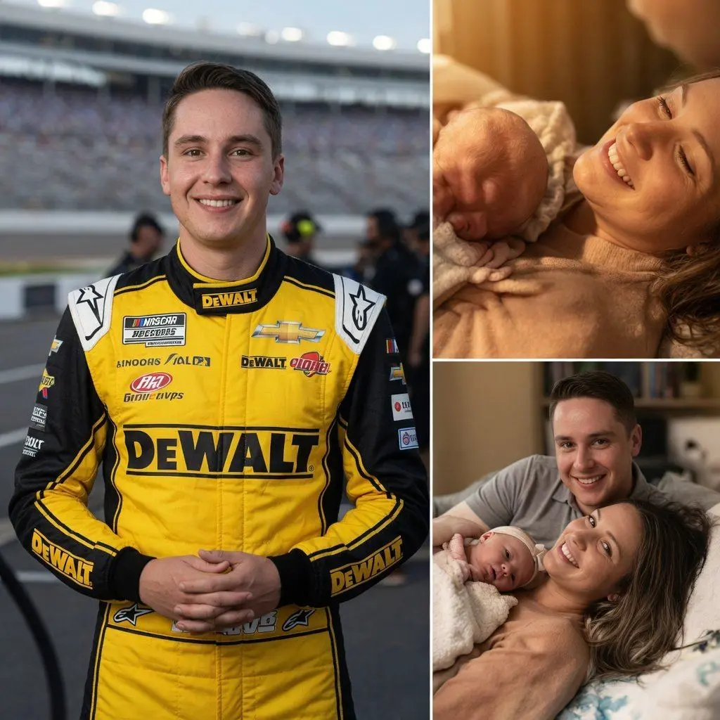Cover Image for Christopher Bell and his wife Morgan Bell has welcomed a newborn baby, marking a joyful new chapter in his life and sending excitement through the NASCAR community.