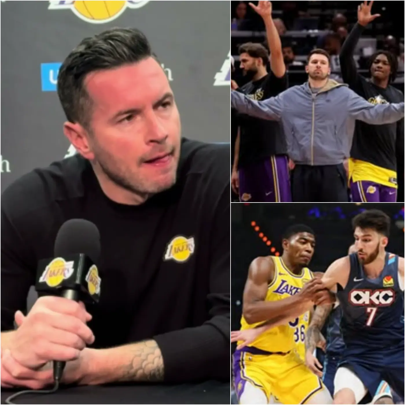Cover Image for BEFORE THE GAME: “ACCEPTING DEFEAT”. The Los Angeles Lakers have become the center of heated controversy ahead of their crucial matchup against the Oklahoma City Thunder.
