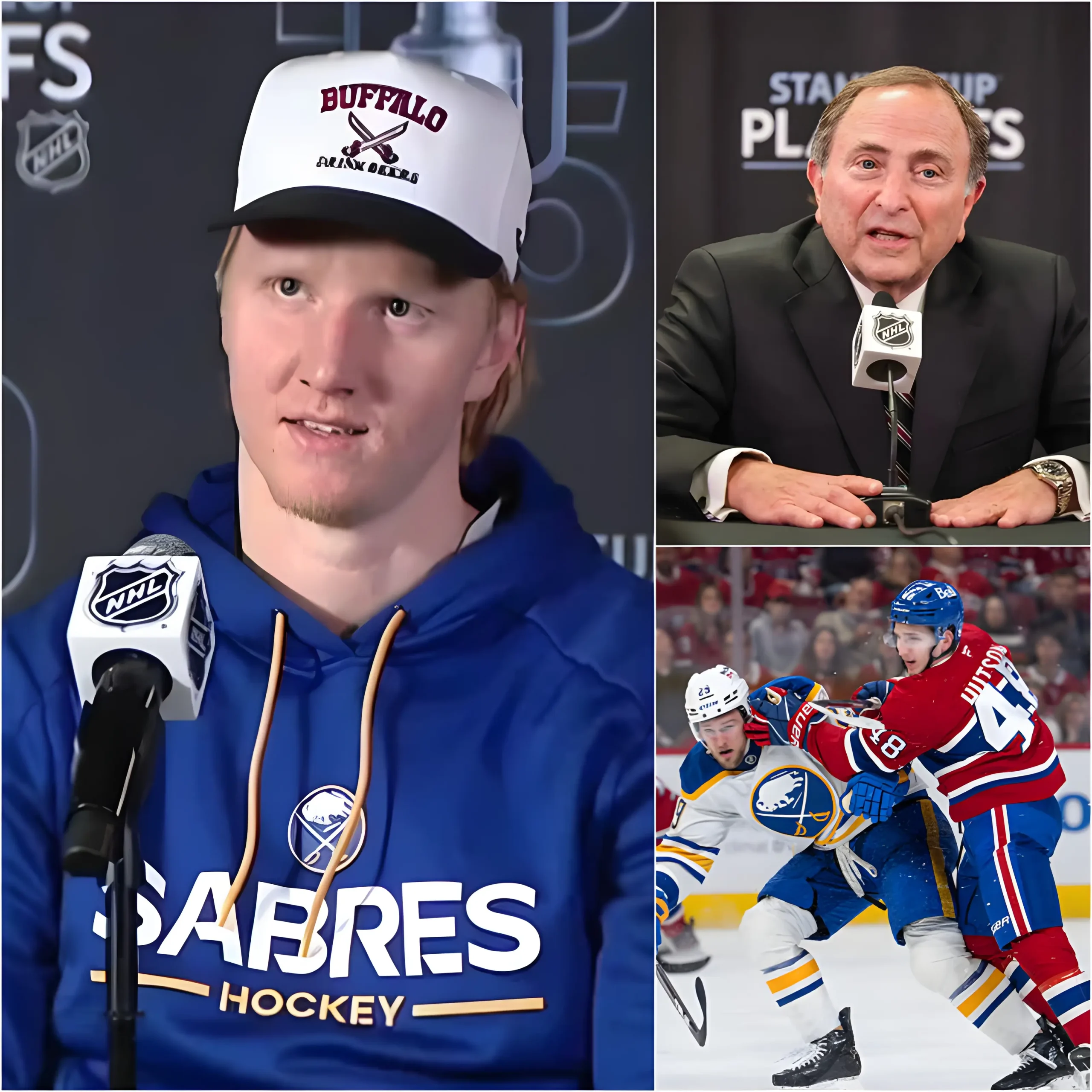 Cover Image for La Ligue nationale de hockey (LNH) a tenu une réunion d’urgence surprise : après la défaite 2-6 des Canadiens de Montréal face aux Sabres de Buffalo