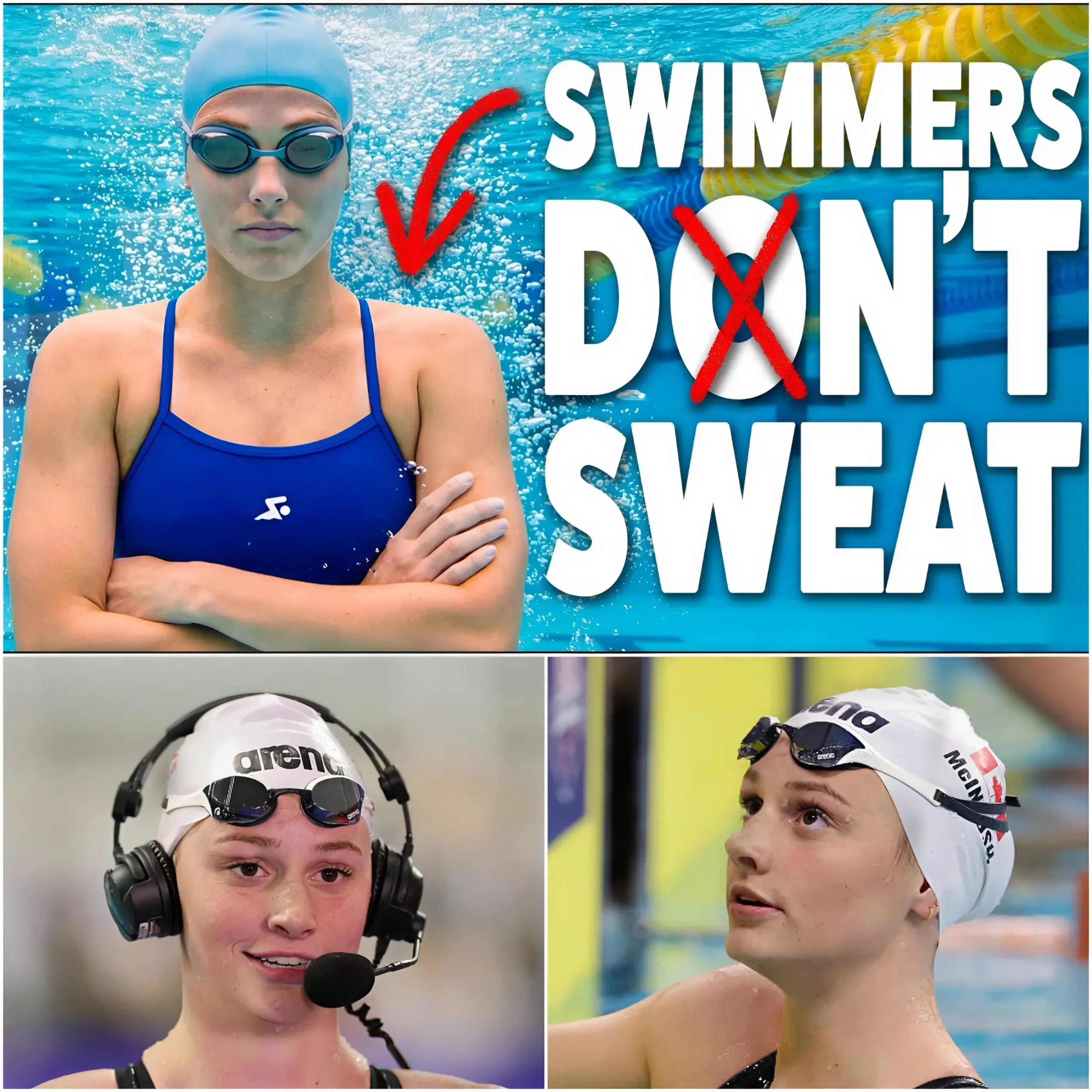 Cover Image for 🚨 SWIMMING CONTROVERSY EXPLOSION: “People have been fooled for years…” — Summer McIntosh