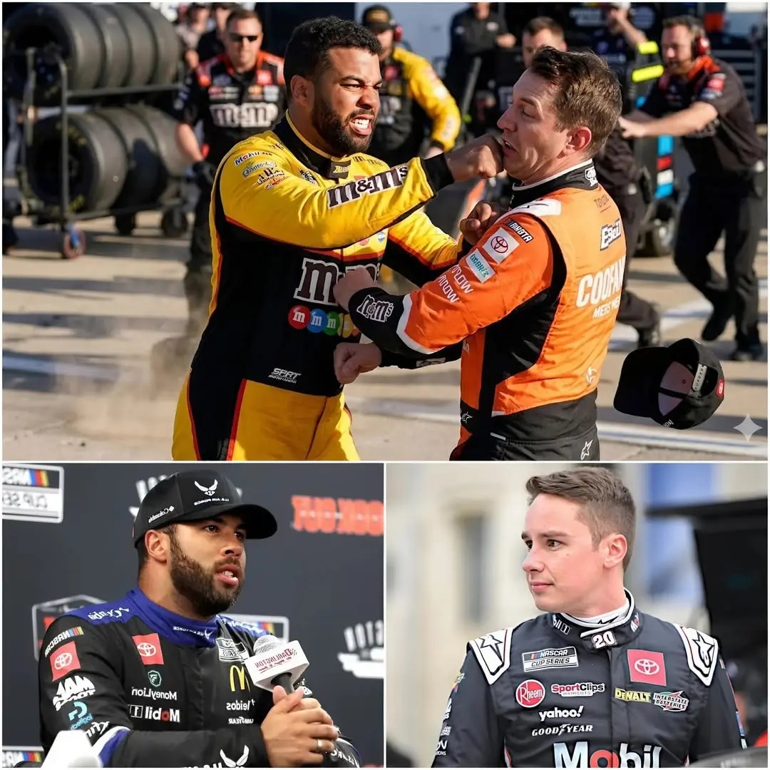 Cover Image for 🔥 “HE INTENTIONALLY RUINED ME!” — Bubba Wallace rocked the NASCAR backstage