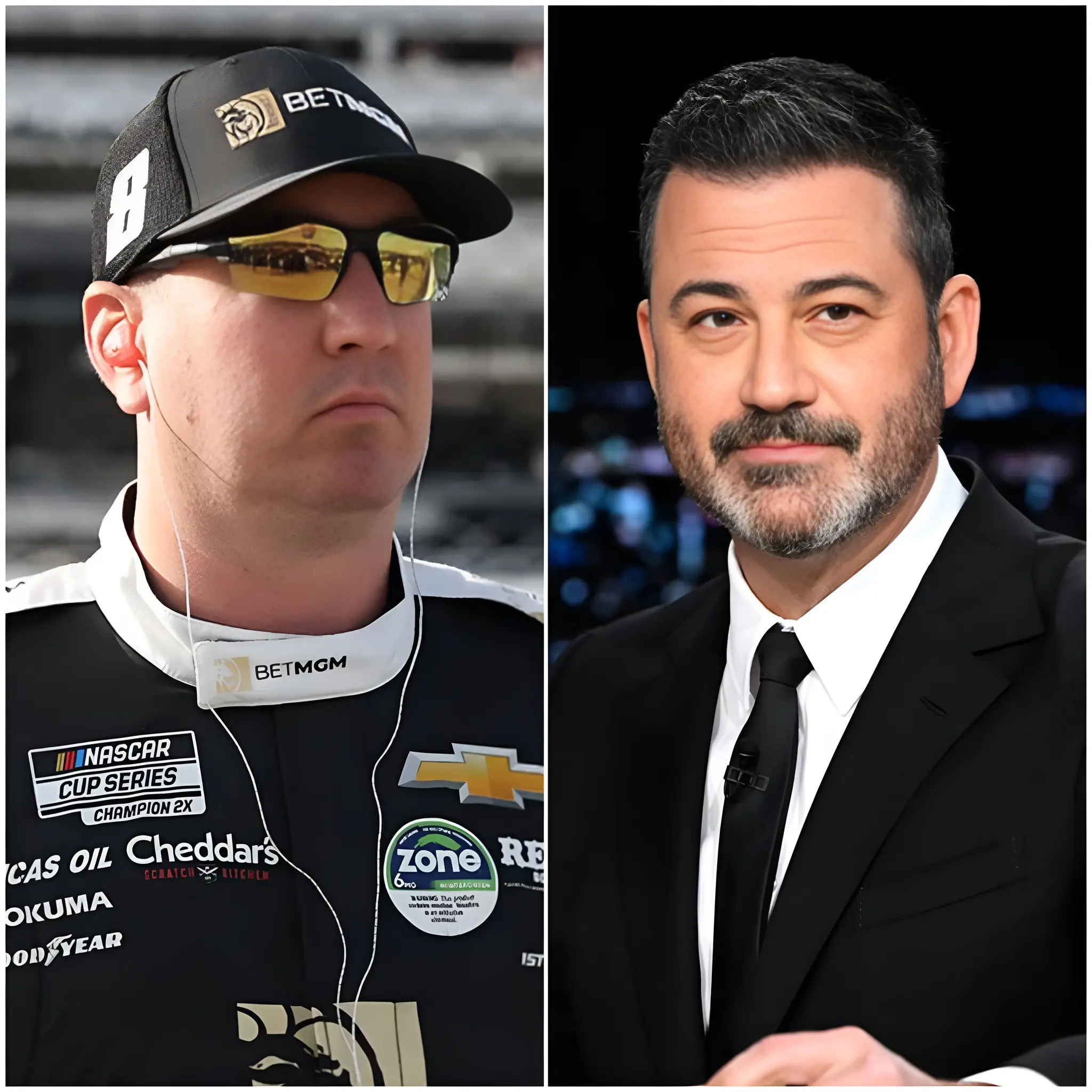 Cover Image for “ATTACKED ON LIVE TV – A PRICE TO PAY!” – Kyle Busch sues Jimmy Kimmel and the network, demanding $60 million in damages after a shocking confrontation.