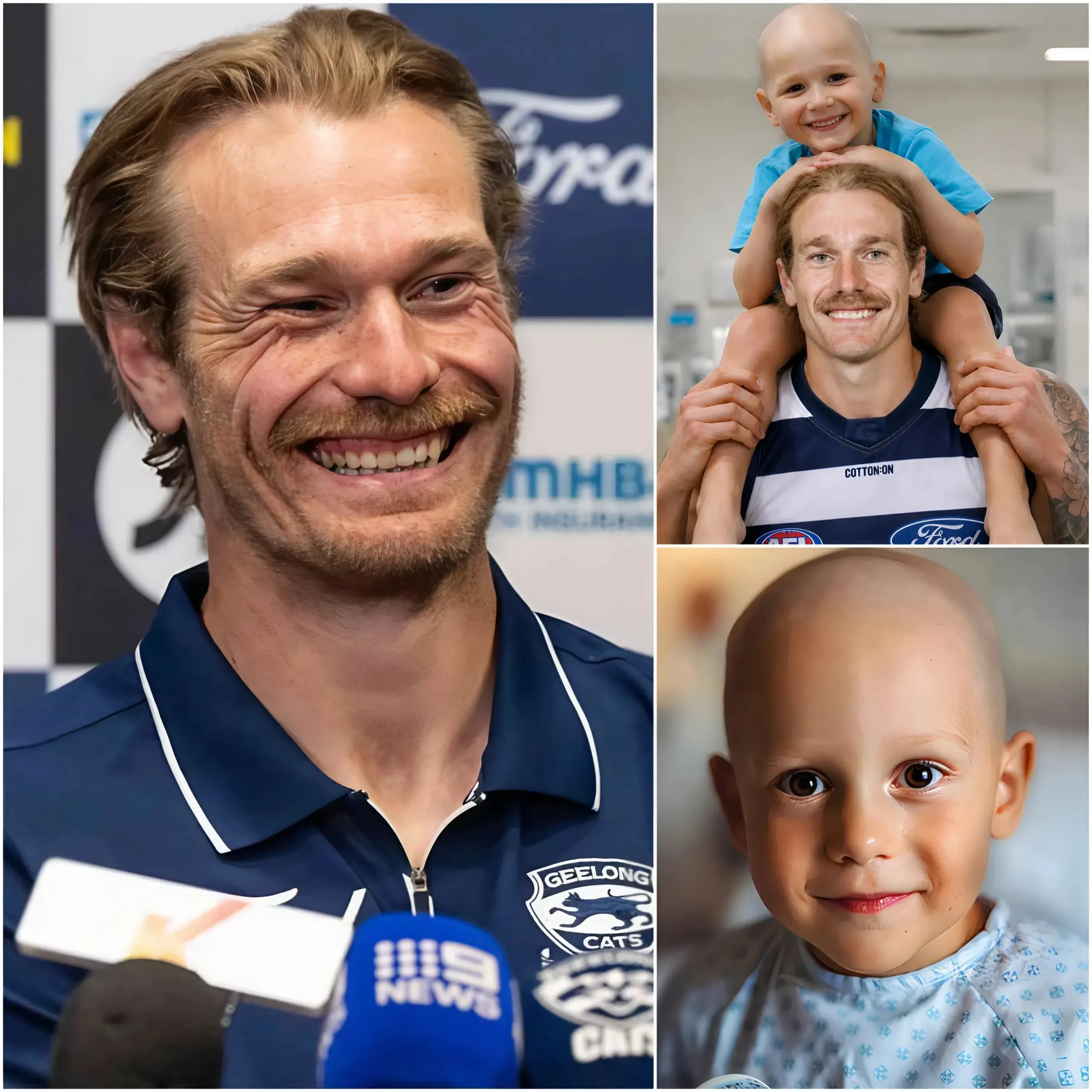 Cover Image for GOOD NEWS 💖 A 8-year-old boy battling a malignant brain tumor expressed his final wish: to call his hero, Tom Stewart. But what Tom Stewart did for the boy went far beyond a simple phone call — it was something much greater, something that left the entire hospital and the boy’s family completely astonished.