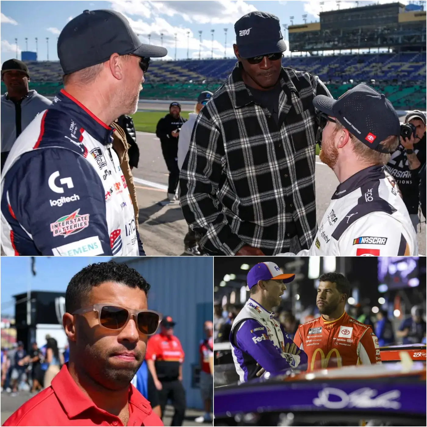 Cover Image for “YOU SHOULD GET OUT OF 23XI AND MAKE ROOM FOR COREY HEIM!” — Denny Hamlin is said to have erupted in fury after Bubba Wallace’s disappointing performance, repeatedly criticizing and mocking the driver’s talent in front of the entire engineering team.