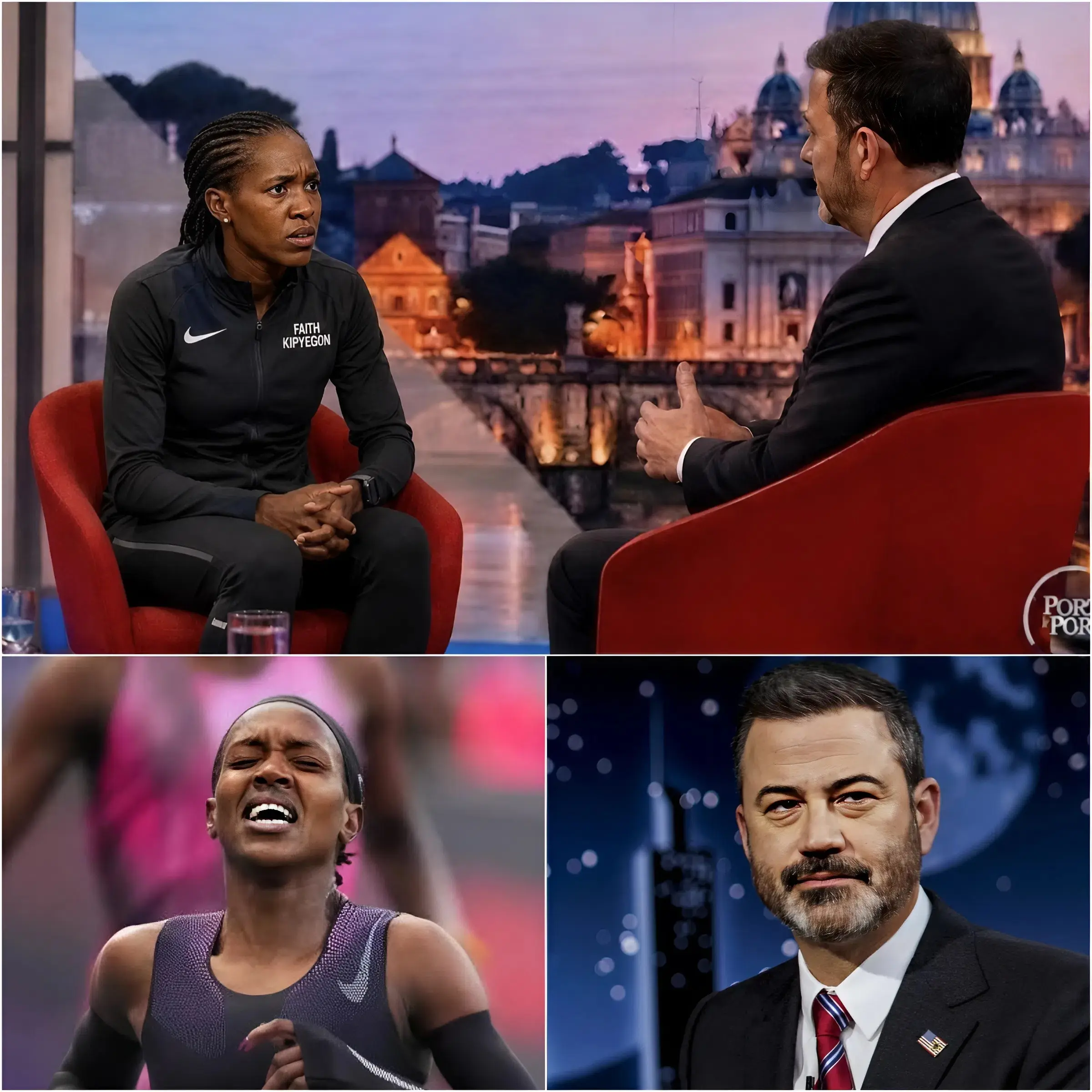 Cover Image for Scheffler had just transformed Jimmy Kimmel Live! into an absolute live TV explosion. When confronted with sharp backlash concerning his comments,hay đổi cho Faith Kipyegon , giữ nguyên độ dài đoạn “SHUT DOWN THE FEED! REMOVE HER FROM MY SET!” — Jimmy Kimmel shouted, but it was already too late. Faith Kipyegon had just transformed Jimmy Kimmel Live! into an absolute live TV explosion.