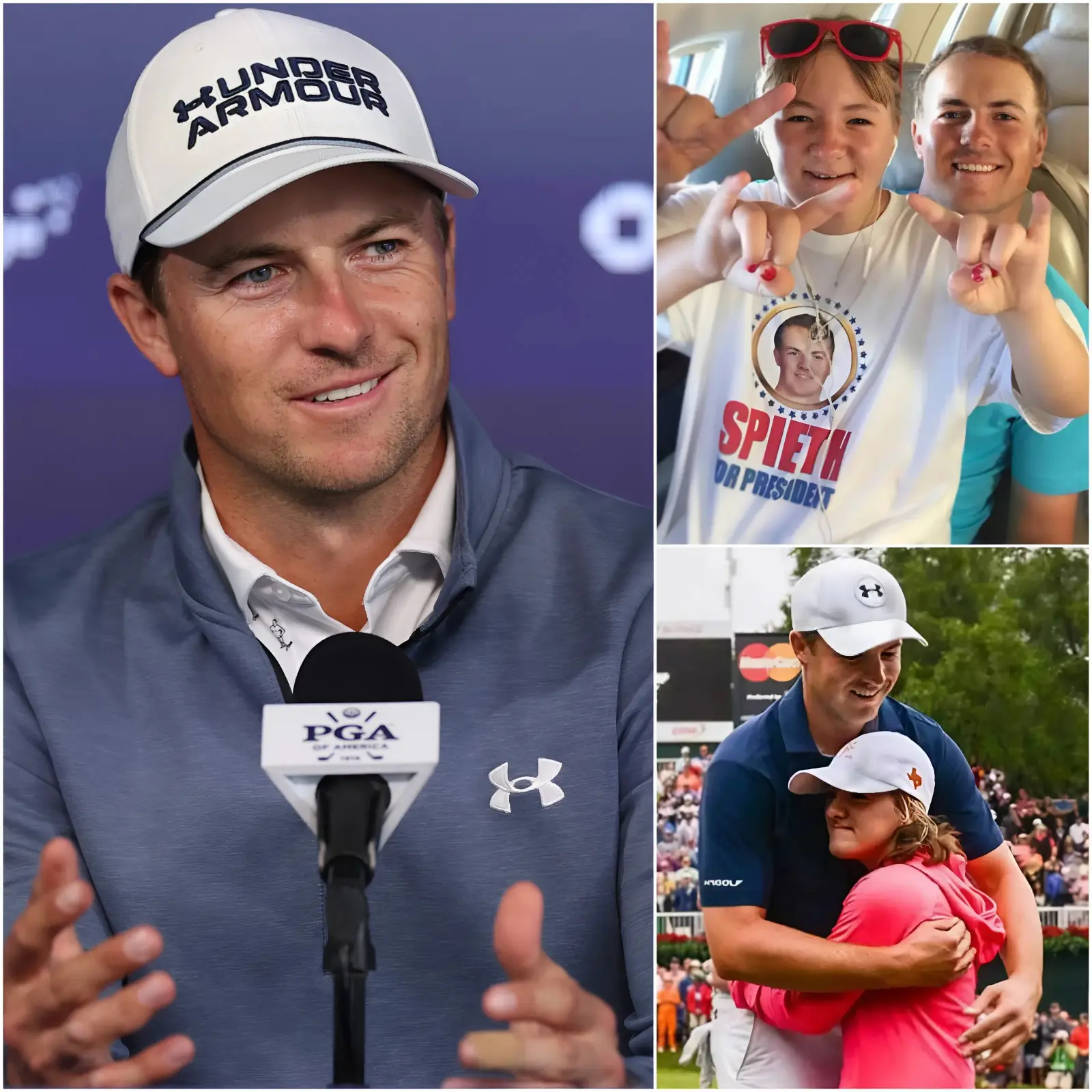 Cover Image for 🔥 “MY SISTER IS THE ONLY REASON I NEVER GIVE UP…” — Jordan Spieth moved fans to tears after revealing the heartbreaking truth about his sister’s influence on his life, just moments after his charity officially surpassed the incredible $10 million mark.