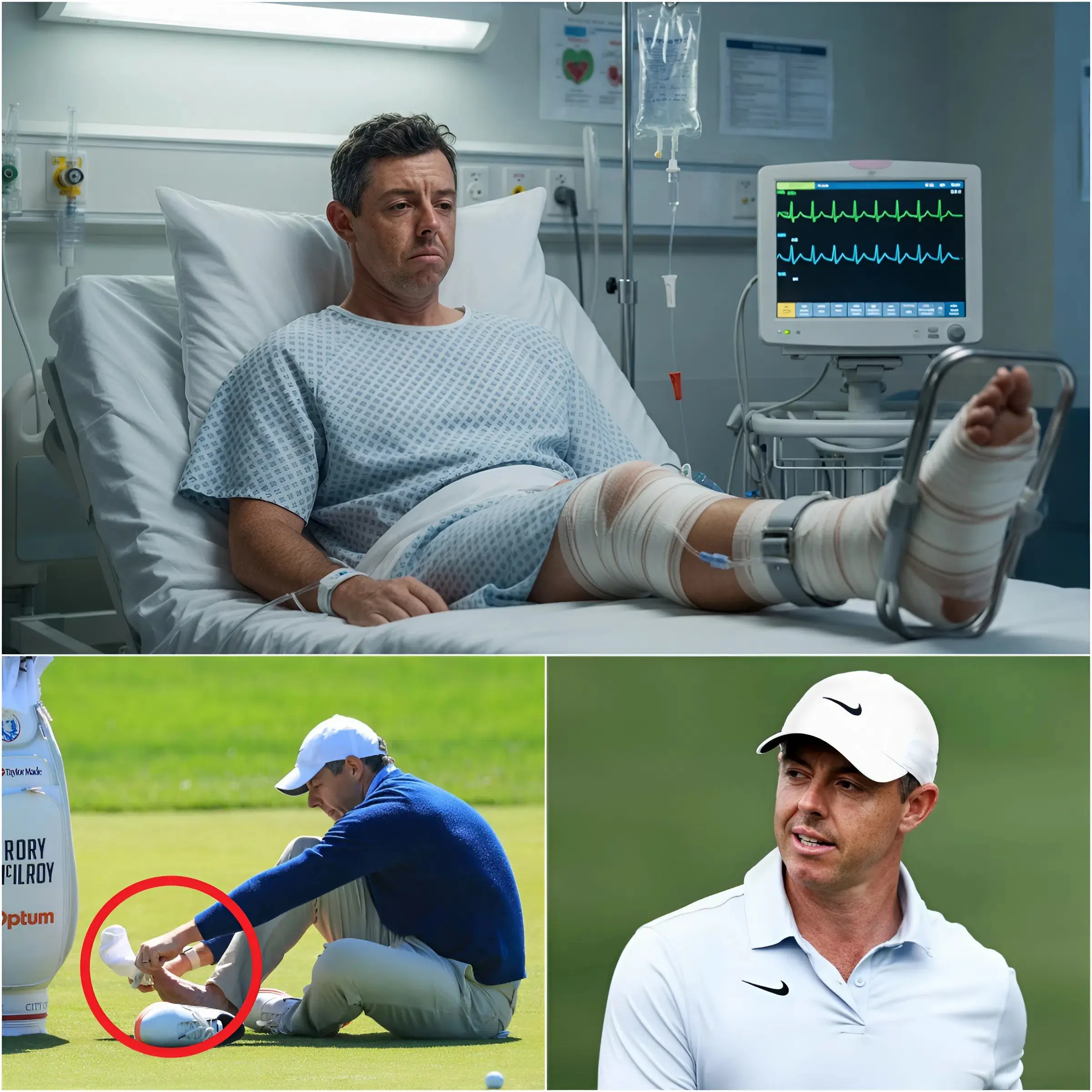 Cover Image for 😥SAD NEWS: “I really can’t continue…” — Rory McIlroy stunned the golf world