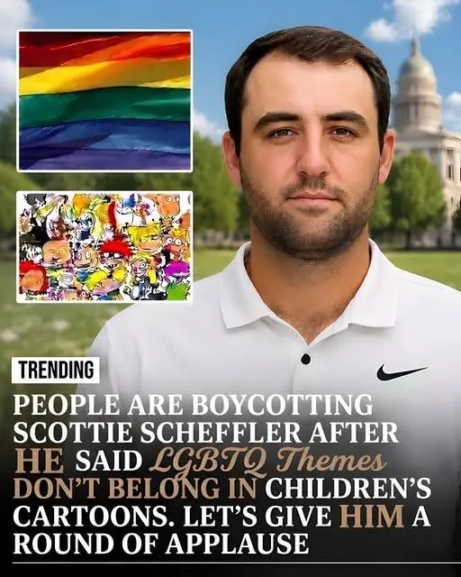 Cover Image for đ¨ BOYCOTT SCOTTIE SCHEFFLER: A surge of backlash is surfacing after elite golfer Scottie Scheffler remarked that youngsters shouldnât be subjected to LGBTQ-themed animations.
