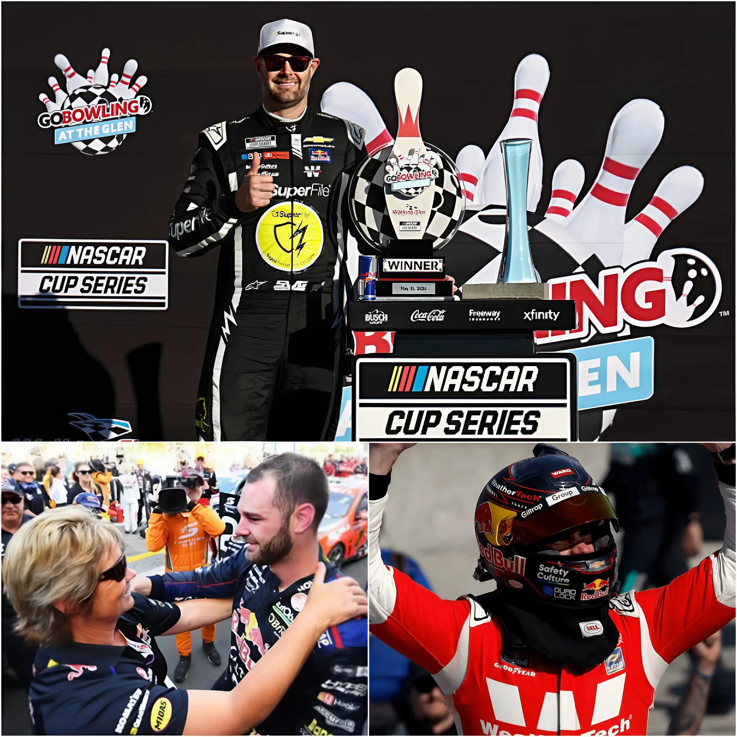 Cover Image for GOOD NEWS: Shane van Gisbergen has donated his entire prize money from The Glen race to help his parents