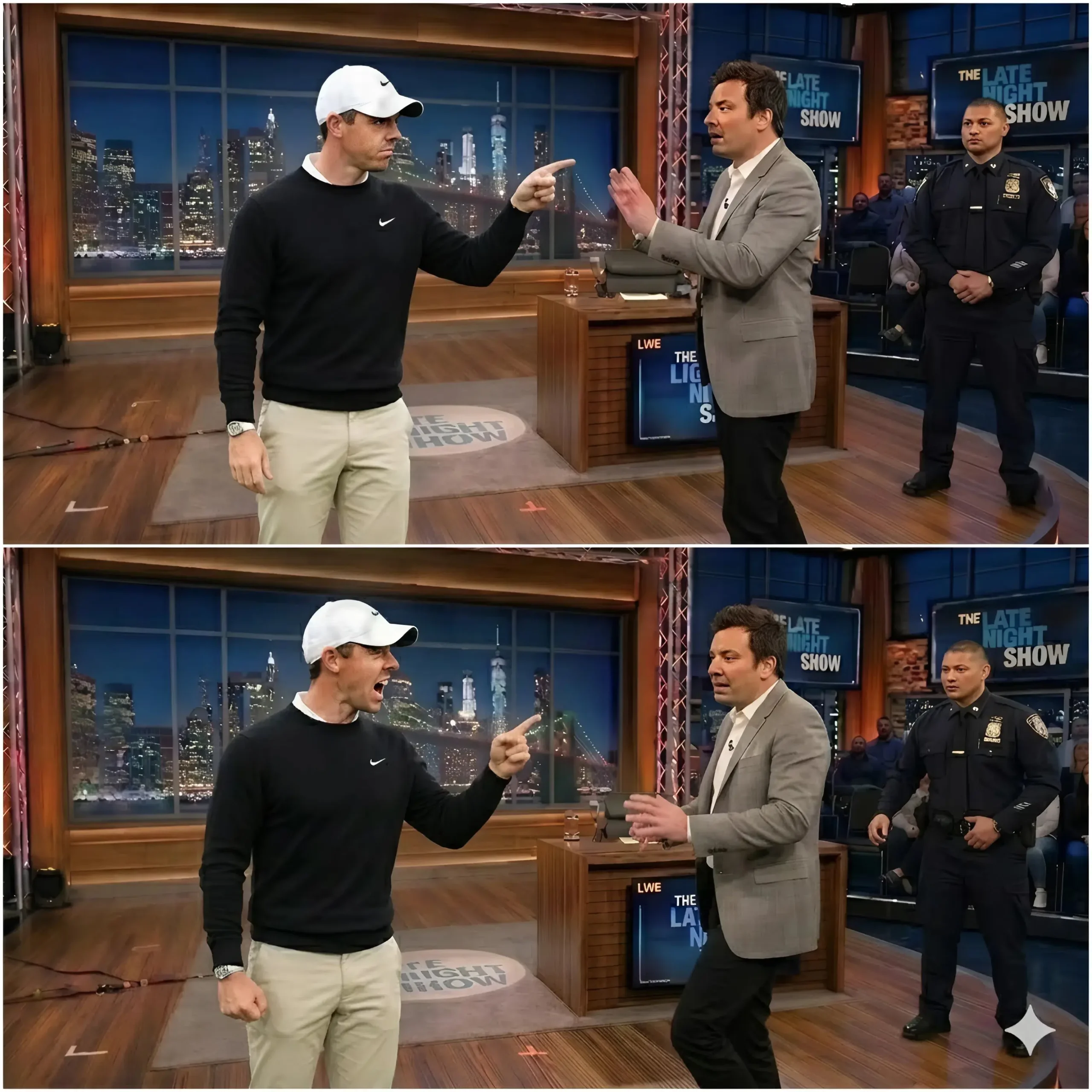 Cover Image for 💥SHOCKING TELEVISION SCANDAL🚨 Rory McIlroy removed his microphone and walked out of the studio right in the middle of The Tonight Show Starring Jimmy Fallon while it was being broadcast live!
