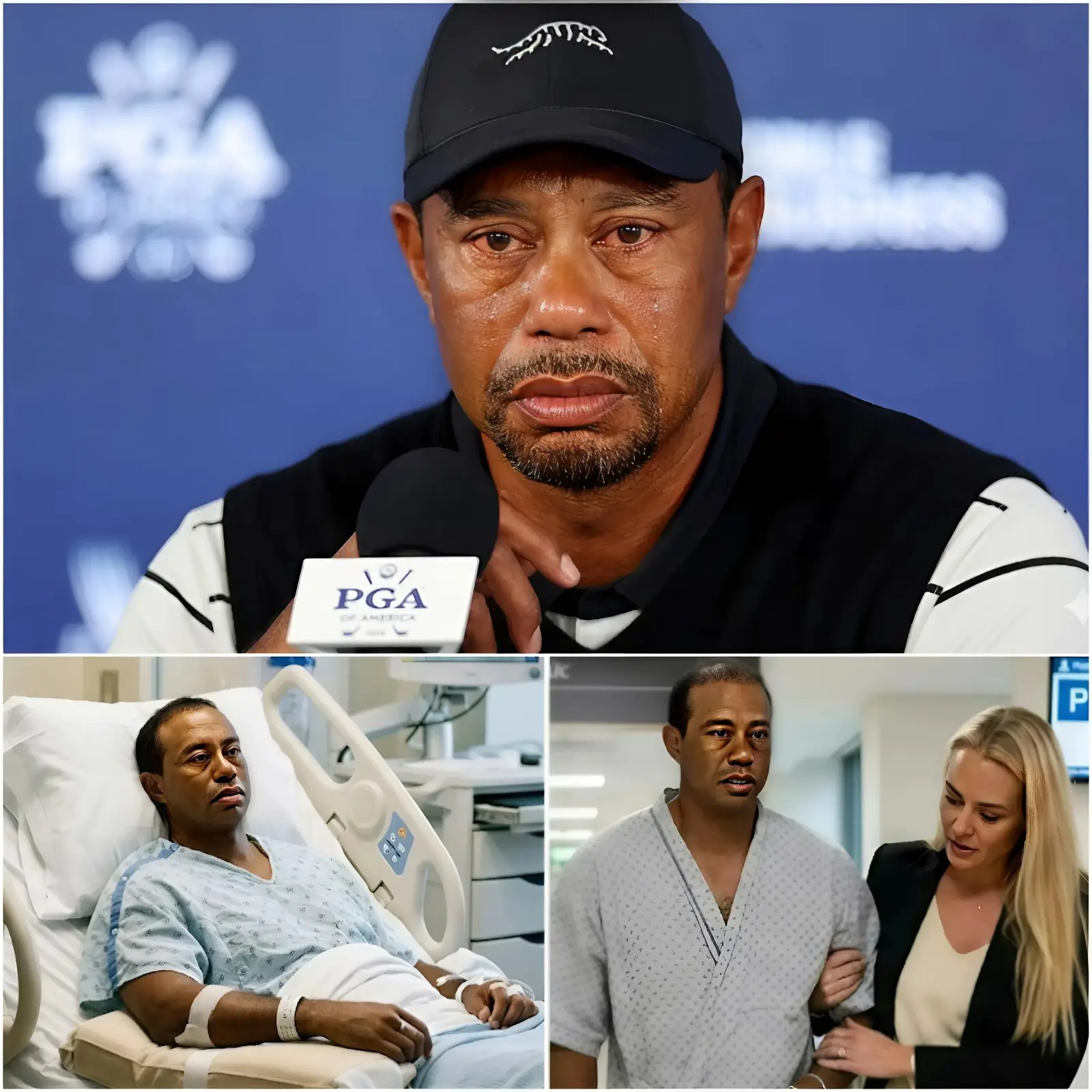 Cover Image for BREAKING NEWS 🔴 After a long period of quiet treatment and rest, golf legend Tiger Woods has unexpectedly spoken out about his current health condition, shocking the entire golf world. He shared emotionally: “I’m trying every day, but now I can’t…” A short statement, but enough to bring golf fans to tears.