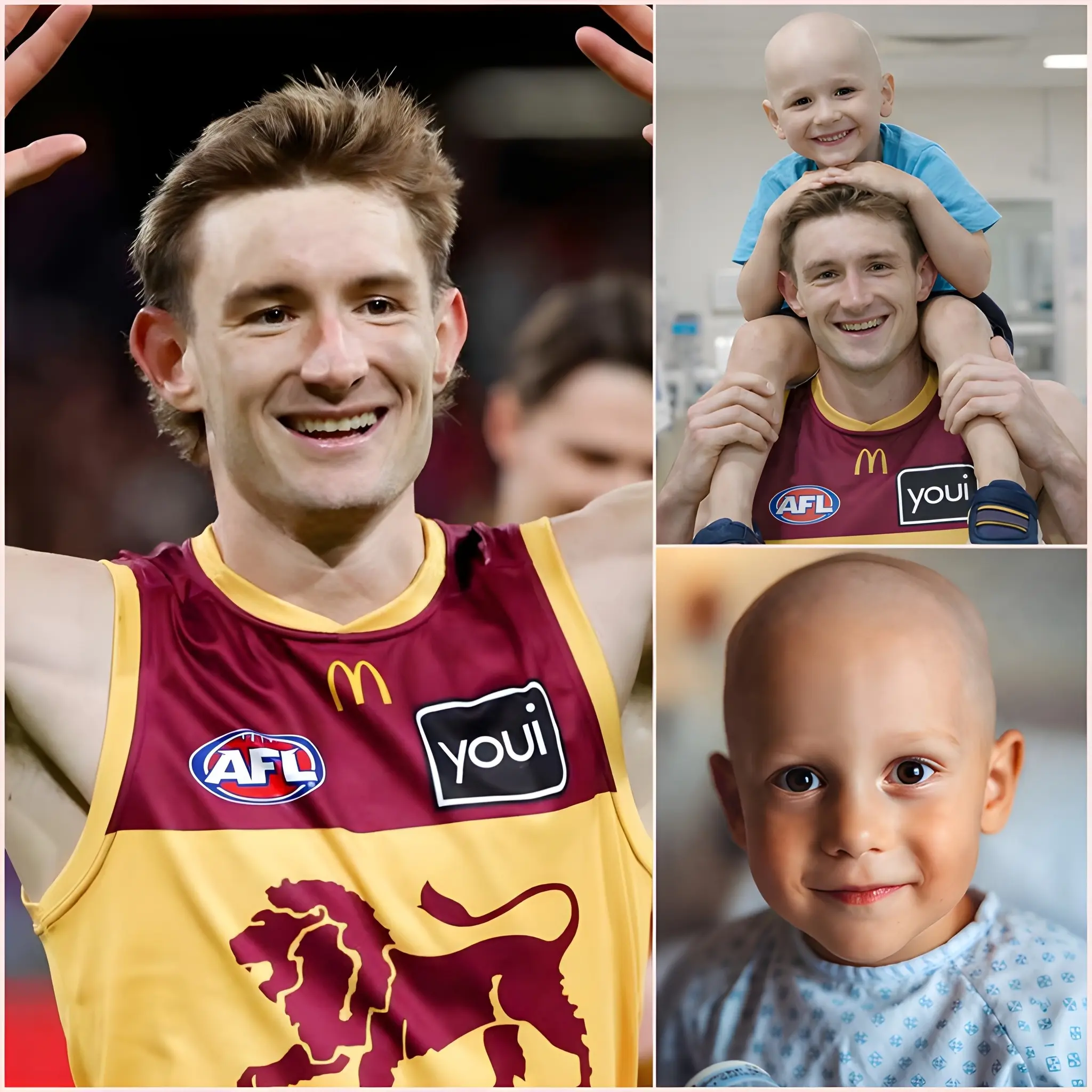 Cover Image for ❤️ GOOD NEWS: A 7-year-old boy battling a malignant brain tumor expressed his final wish: to call his hero, Harris Andrews. But what Harris Andrews did for the boy went far beyond a simple phone call — it was something much greater, something that left the entire hospital and the boy’s family completely astonished.