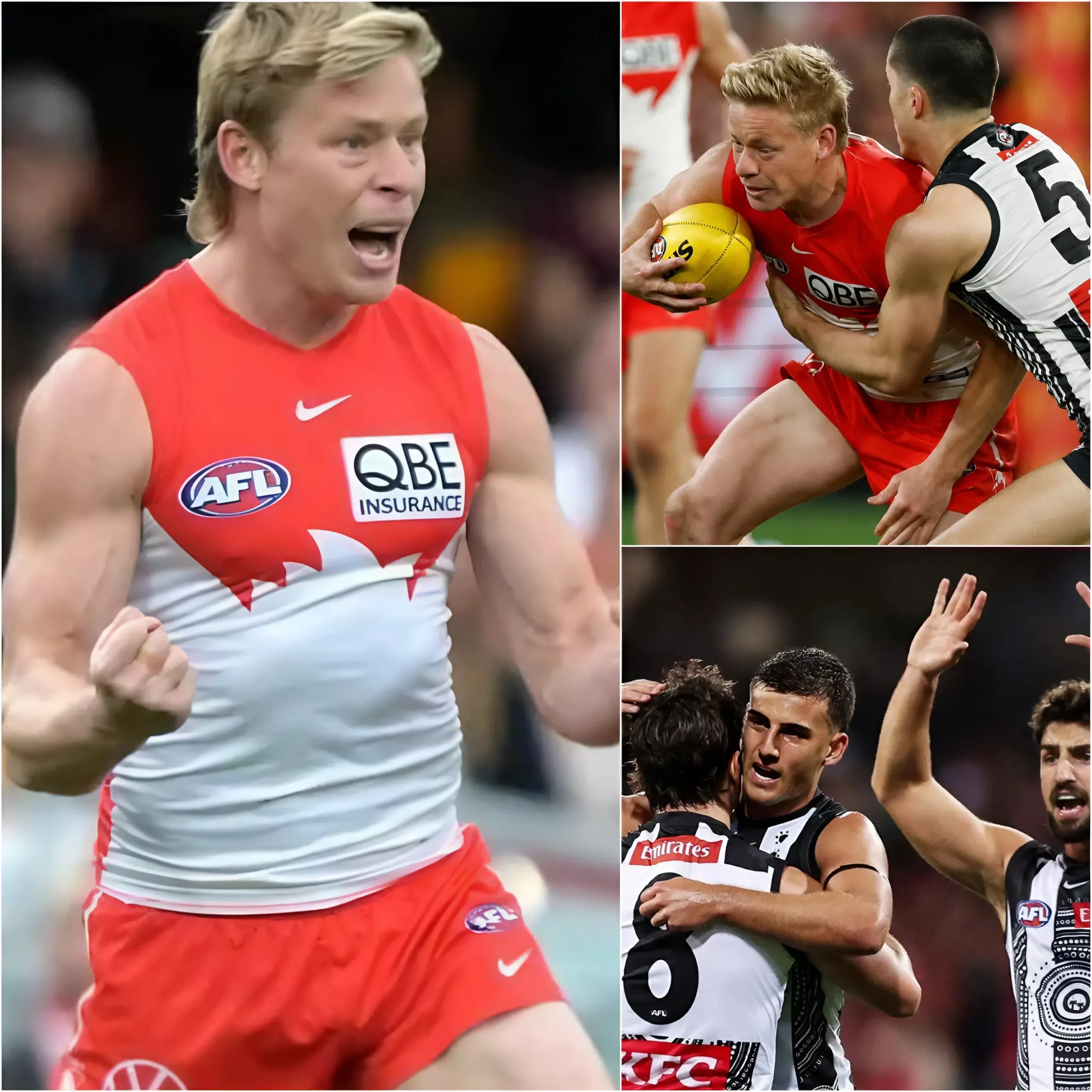 Cover Image for 🚨💥 “IT’S JUST NOT FAIR!” — Players from Collingwood Football Club reportedly erupted in frustration after their bitter loss to the Sydney Swans,