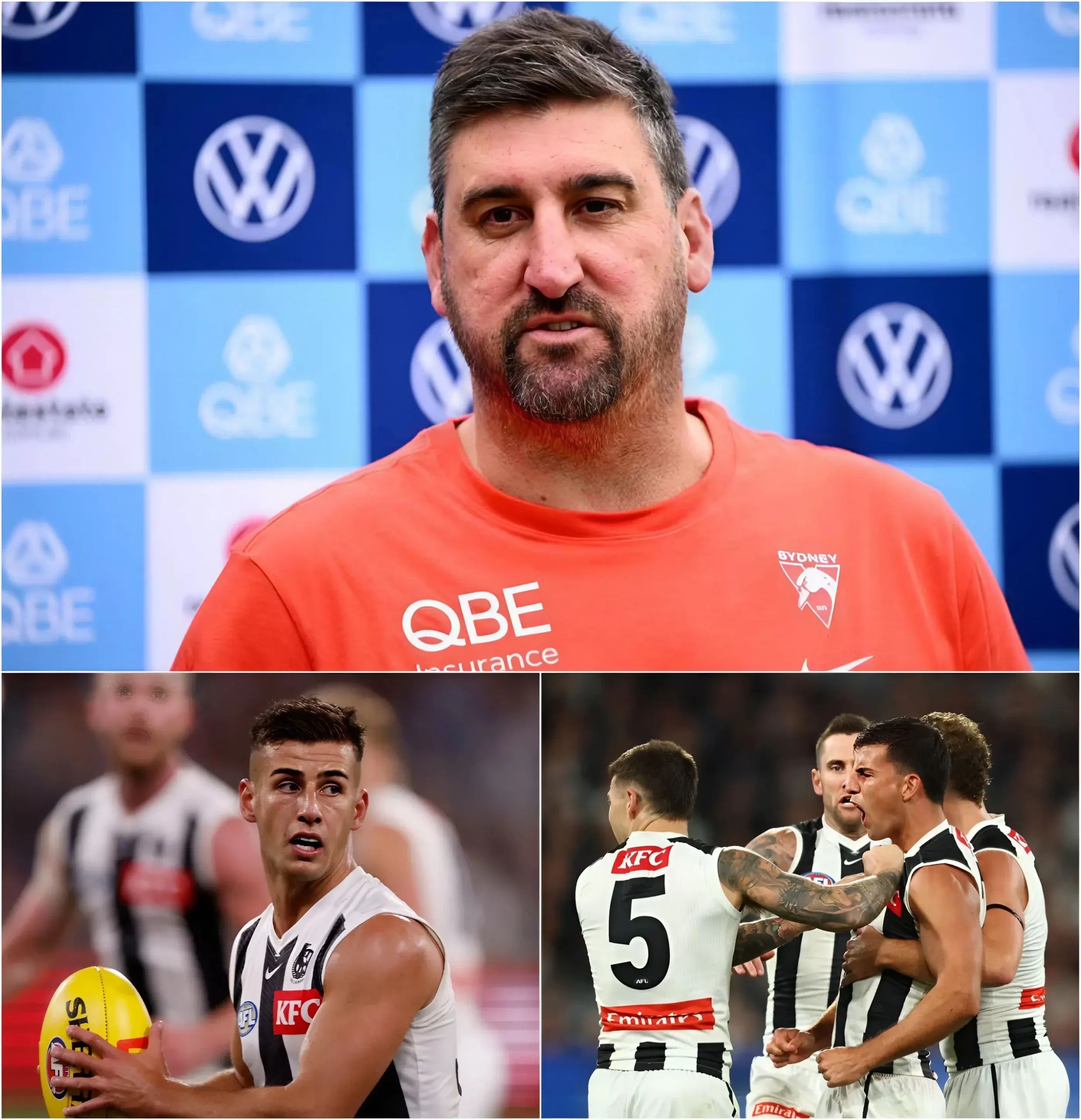 Cover Image for 🗣️ “Since coming to Collingwood Football Club, I’ve never faced a player who put us under so much pressure. He has the ability to make a difference in crucial moments; despite all our efforts, he never left us with even the slightest chance to control the game.”