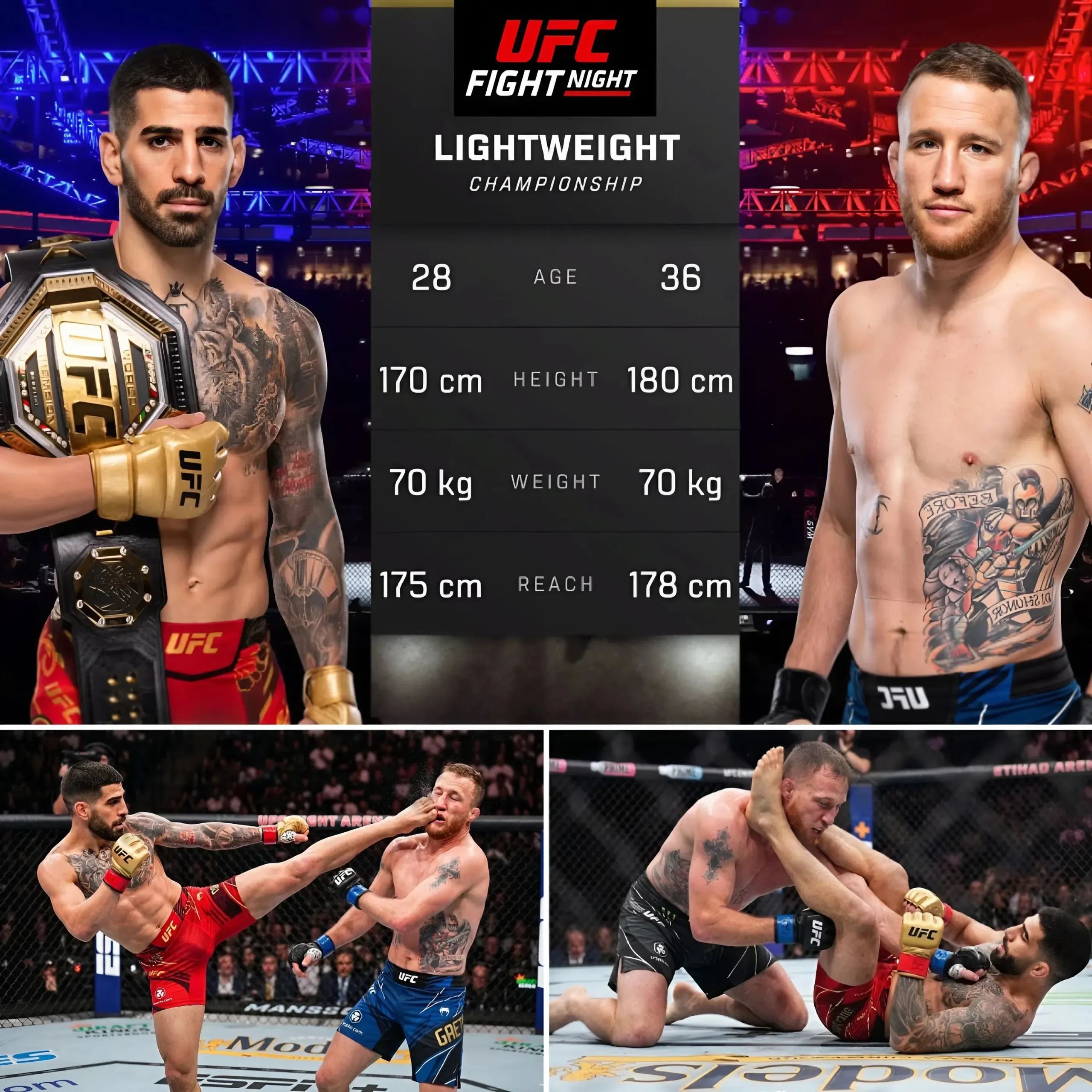 Cover Image for “THE LIGHTWEIGHT DIVISION JUST ENTERED A NEW ERA OF FEAR…” — Ilia Topuria Destroys Justin Gaethje With a Savage Fight-Ending KO That Left Fans Completely Speechless