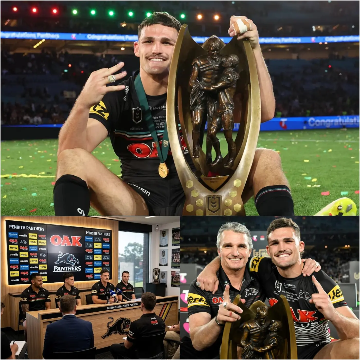 Cover Image for “if my father is no longer the coach then I will also…” Nathan Cleary caused the media to explode when he spoke out about the rumors surrounding him also not renewing his contract with the Panthers.