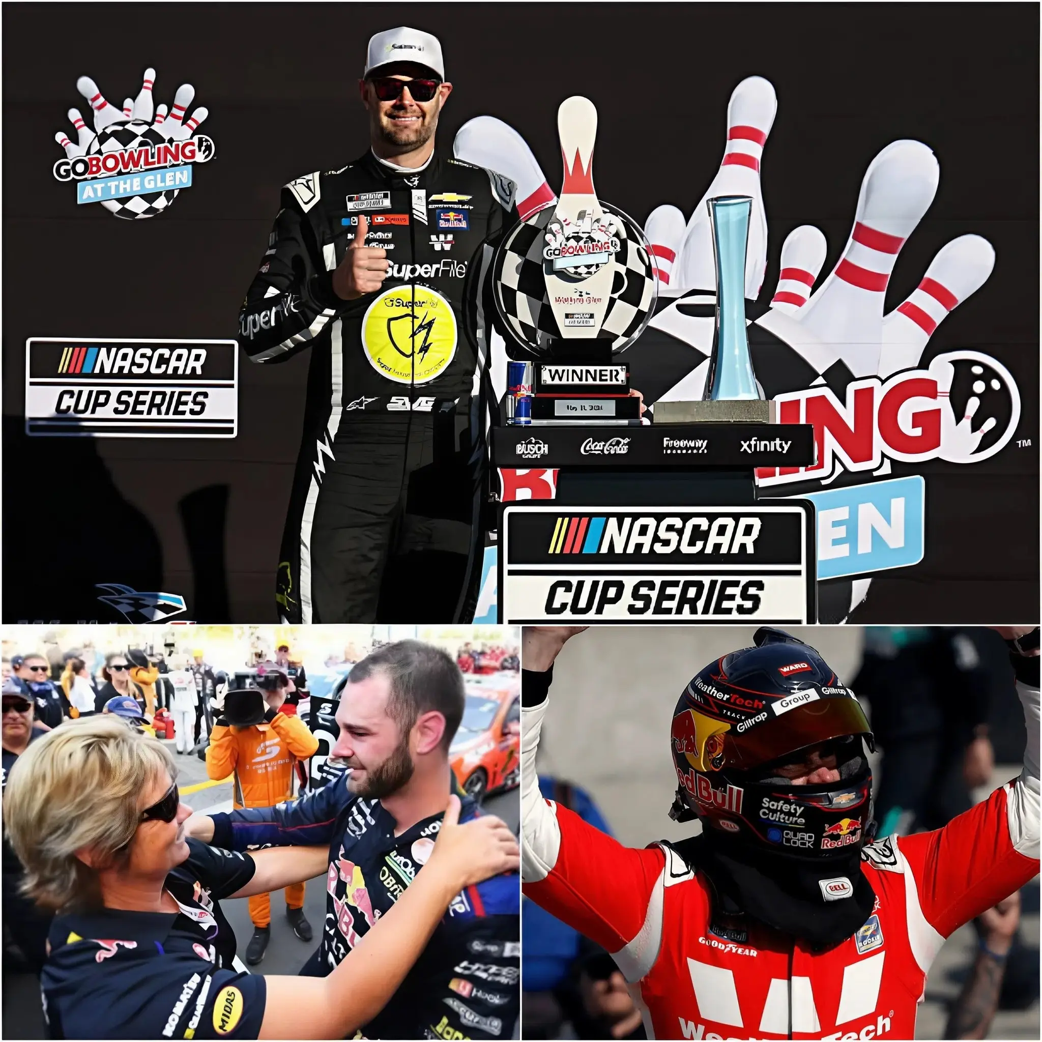 Cover Image for GOOD NEWS: Shane van Gisbergen has donated his entire prize money from The Glen race to help his parents