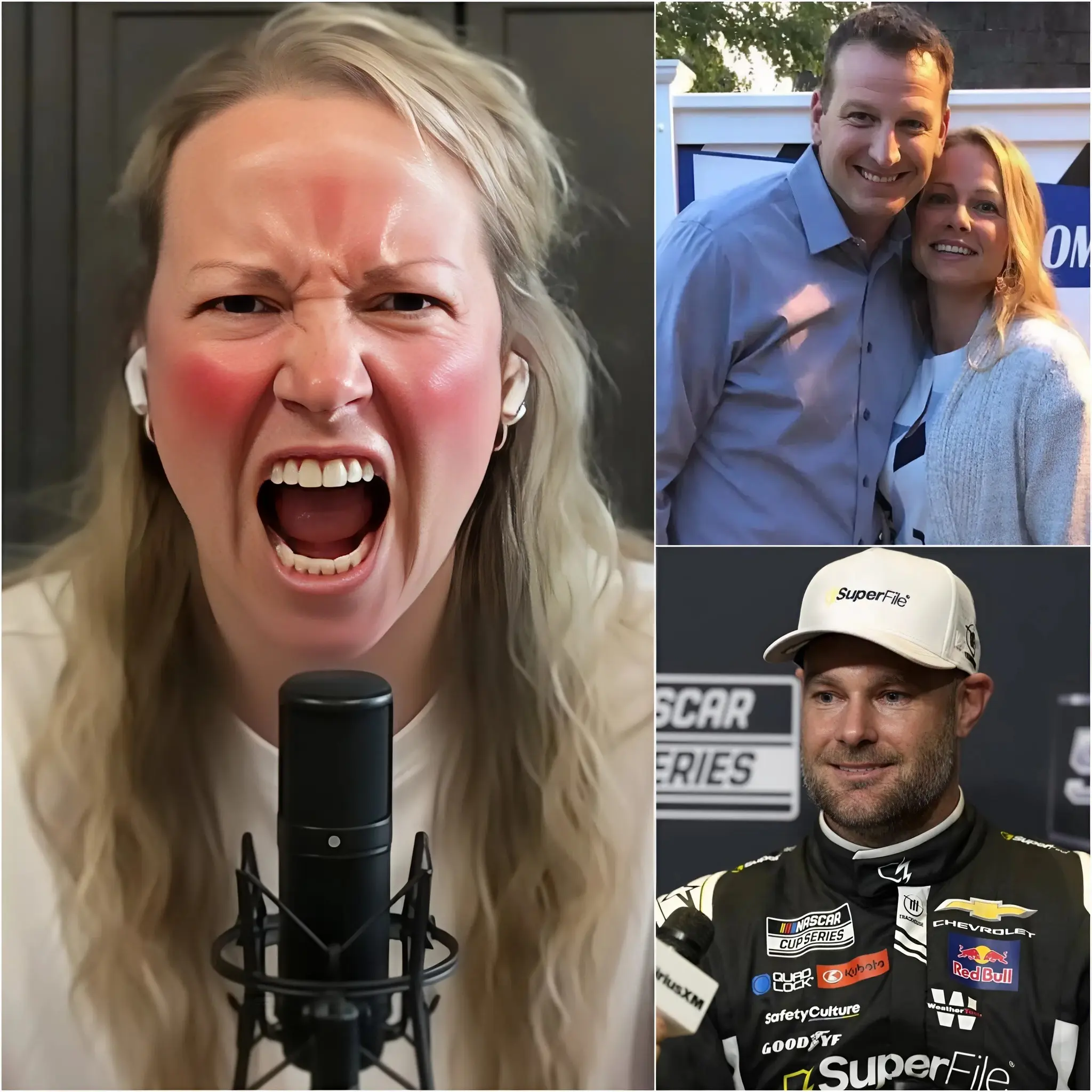 Cover Image for 🚨“MY HUSBAND IS CLEARLY SUPERIOR TO HIM IN EVERY RESPECT—Shane van Gisbergen ONLY WON THANKS TO LUCK!” — Jami McDowell, wife of driver Michael McDowell, recently issued a scathing statement directly targeting Shane van Gisbergen’s victory at the Go Bowling at The Glen race, alleging that the result was achieved through favoritism and sheer luck.